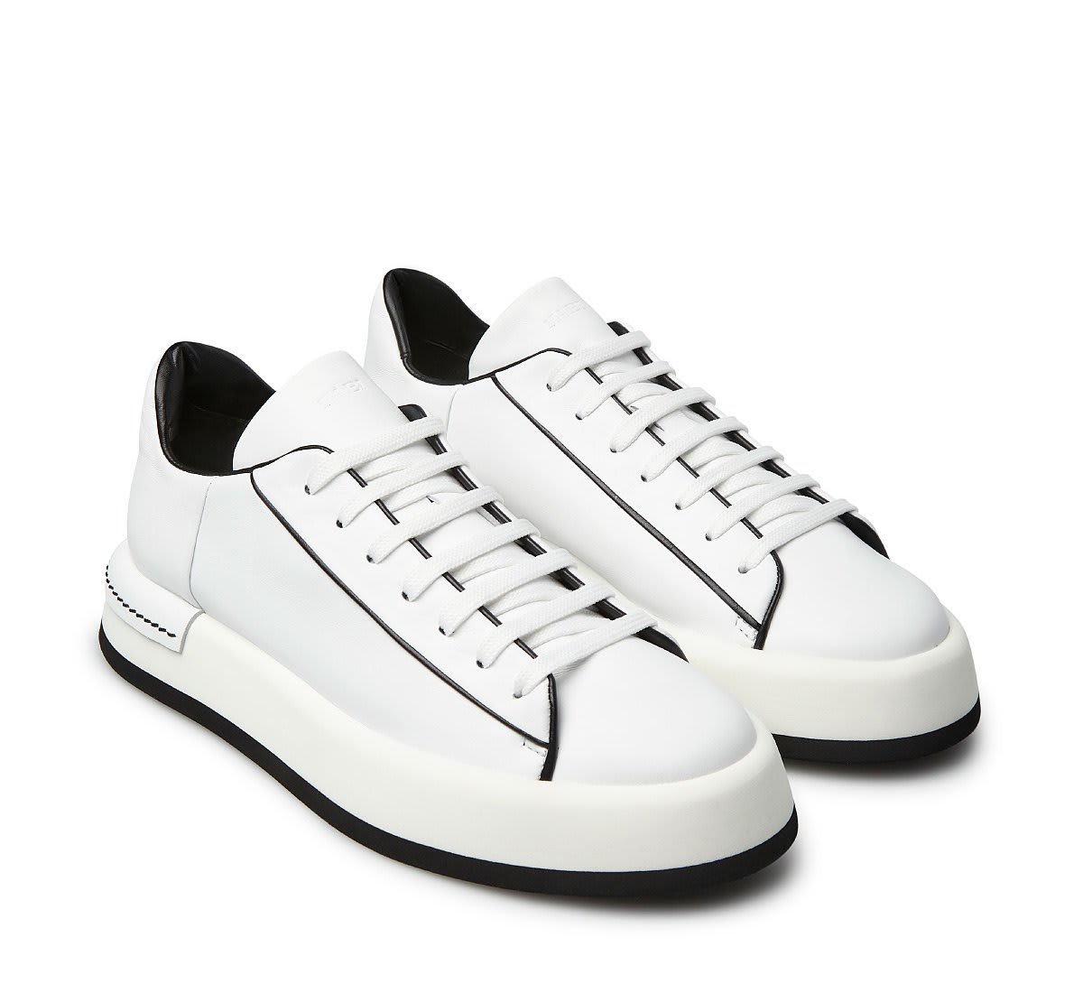 Shop Fabi Sneaker  In Bianco+nero