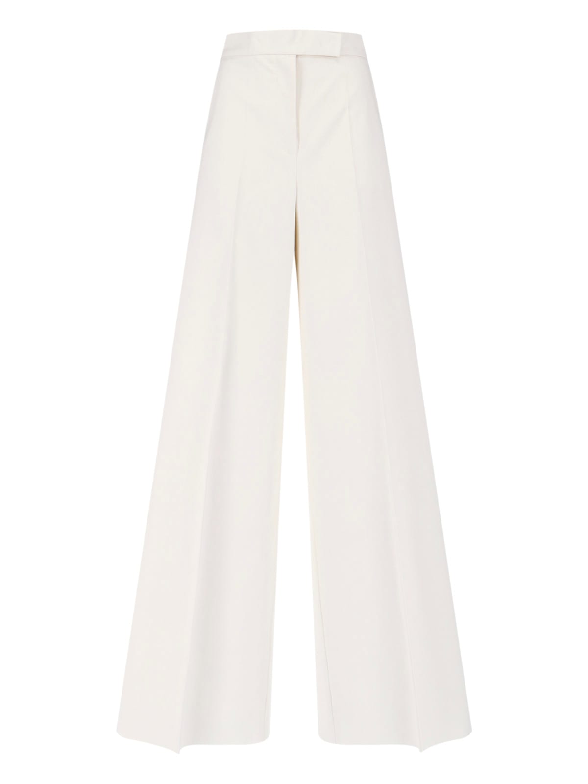 Max Mara Finish Wide Pants In White