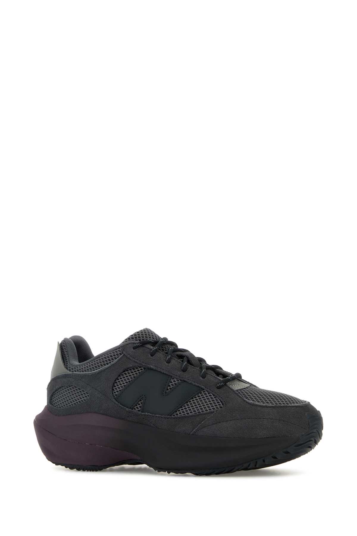 Shop New Balance Dark Grey Suede And Mesh Wrpd Sneakers In Phantom
