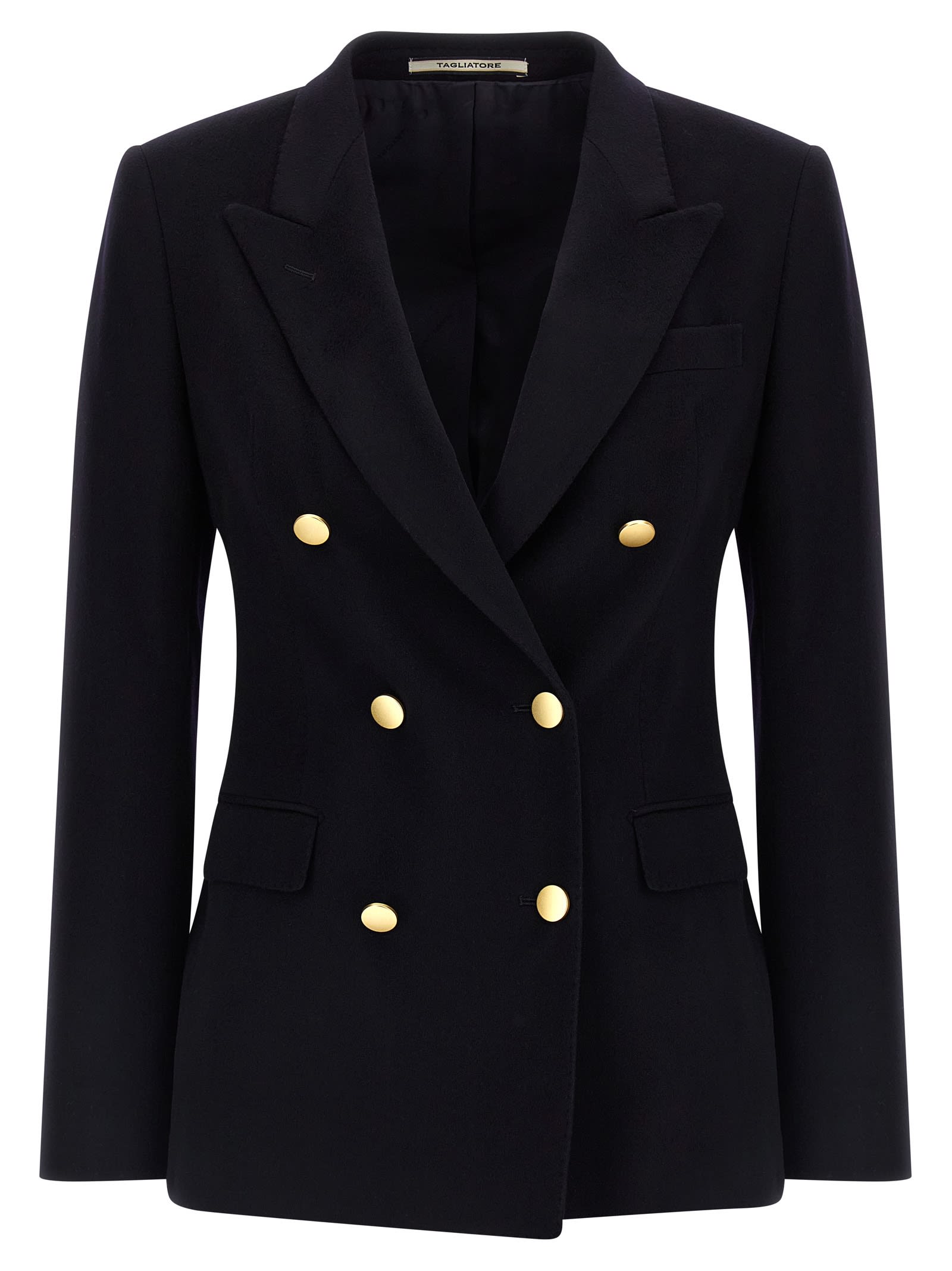Tagliatore Double-breasted Tailored Blazer In Blue