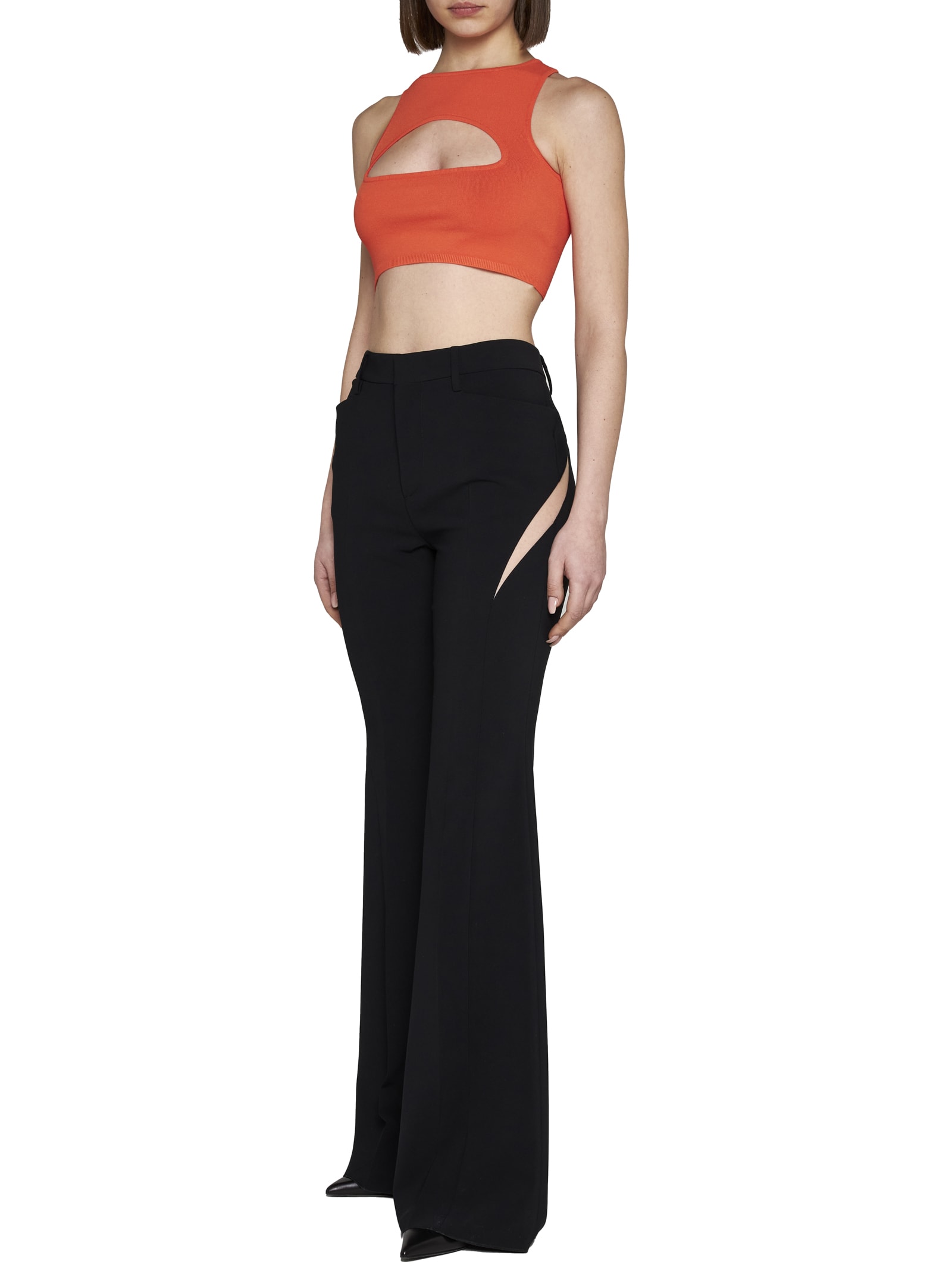 Shop Dsquared2 Top In Flame Orange