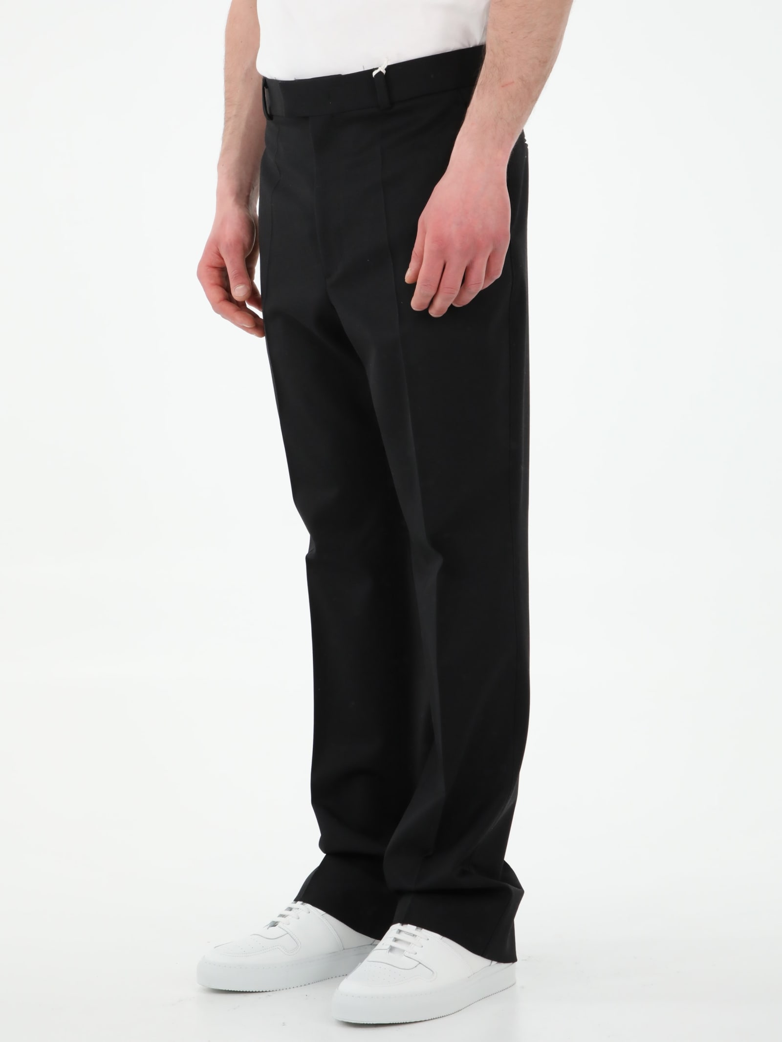 Shop Valentino Black Tailored Trousers