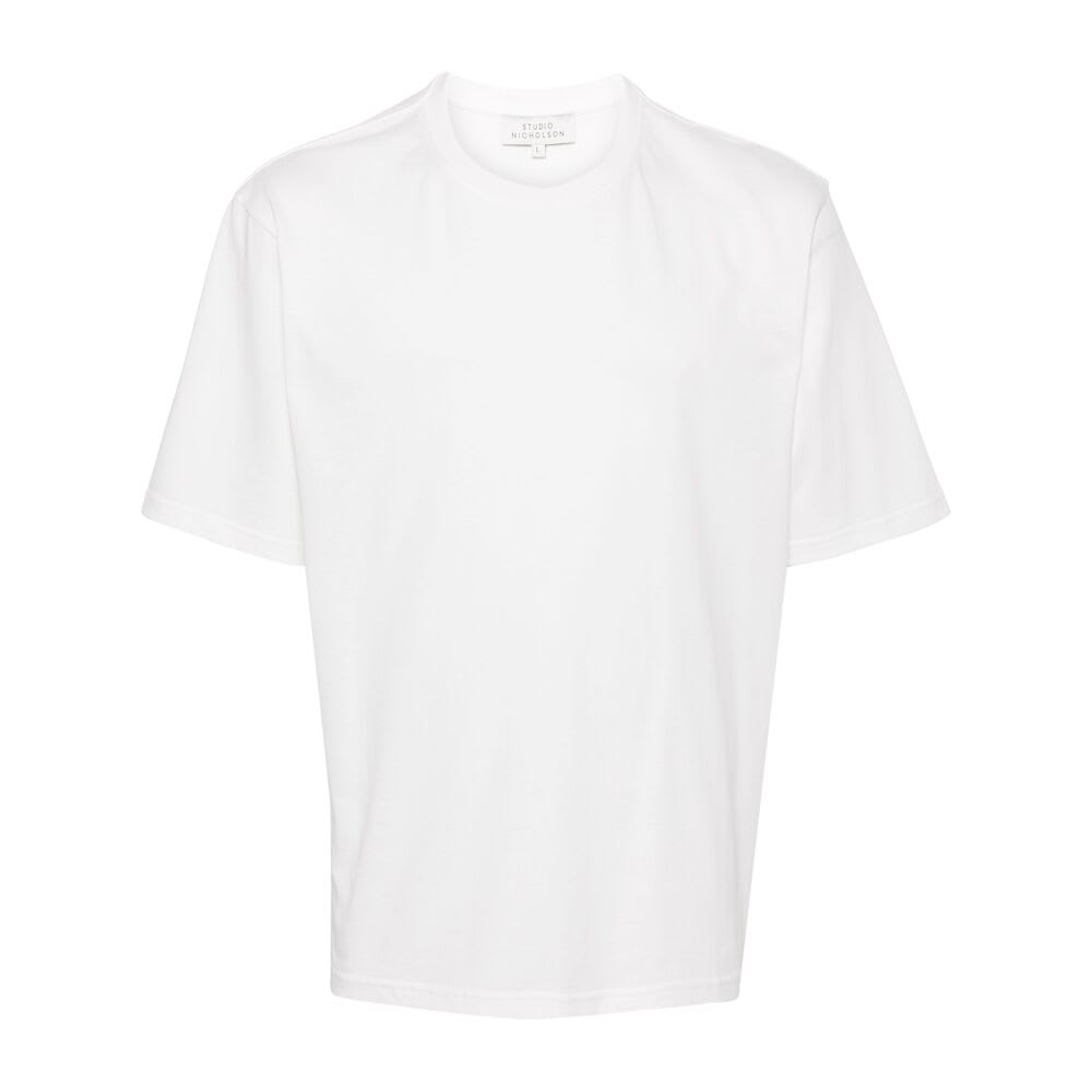Studio Nicholson White Cotton Piu Over Shirt In White