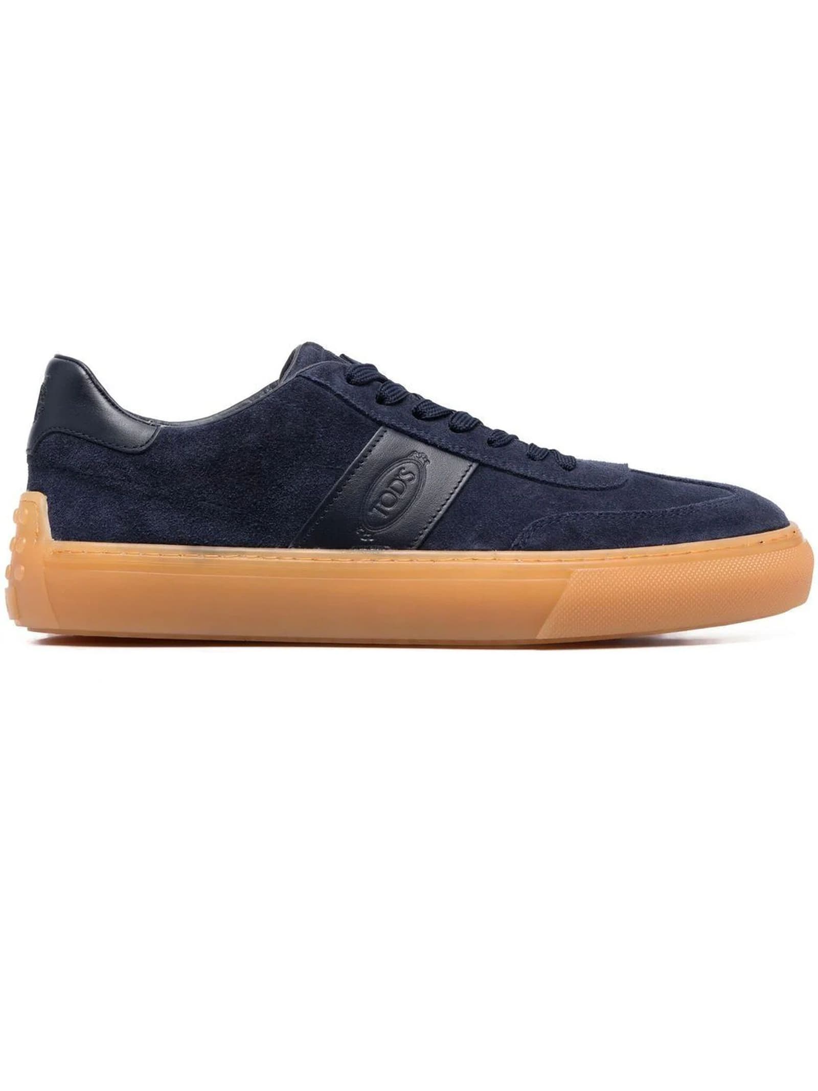 TOD'S BLUE SUEDE SNEAKERS 