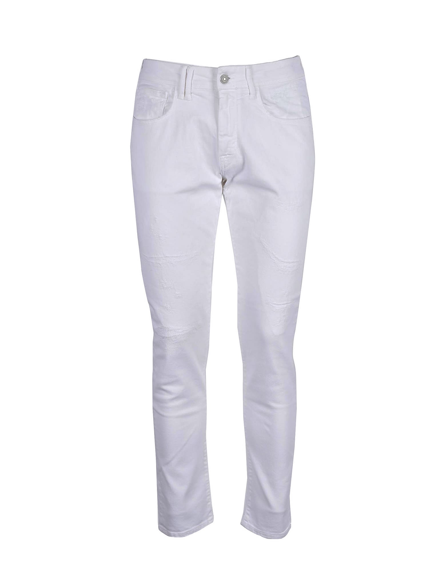 Cycle Mens White Jeans