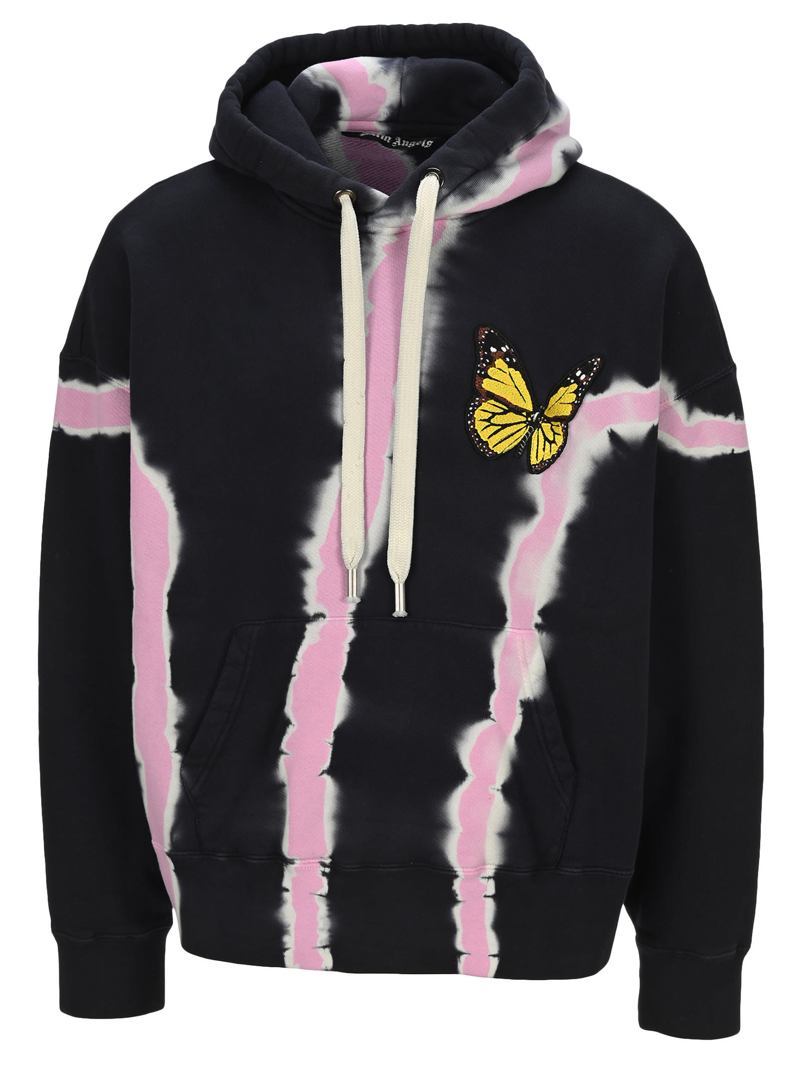 PALM ANGELS BUTTERFLY TIE-DYE HOODIE,11316846