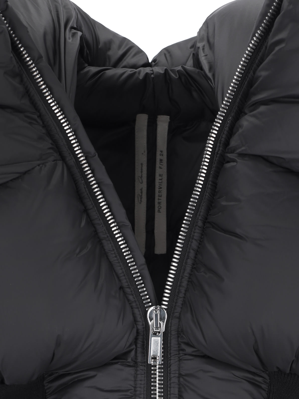 Rick Owens Mini Horus Sl Jkt Down Jacket In Black