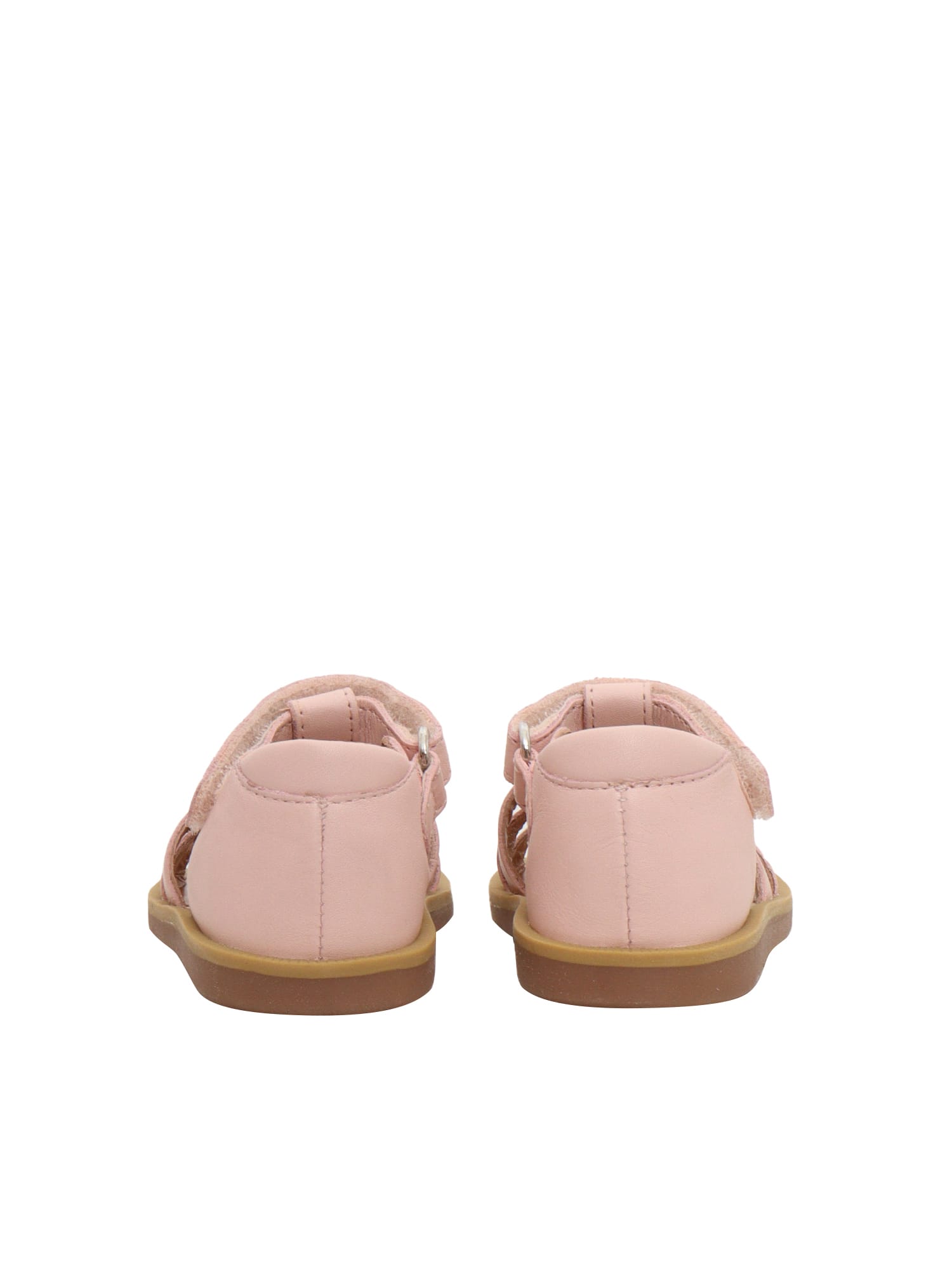 Shop Pom D'api Pink Slave Sandals In Grey