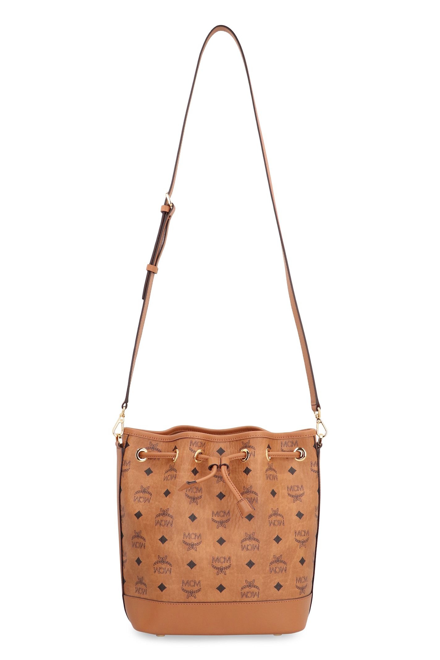 Mcm Dessau Bucket Bag In Brown