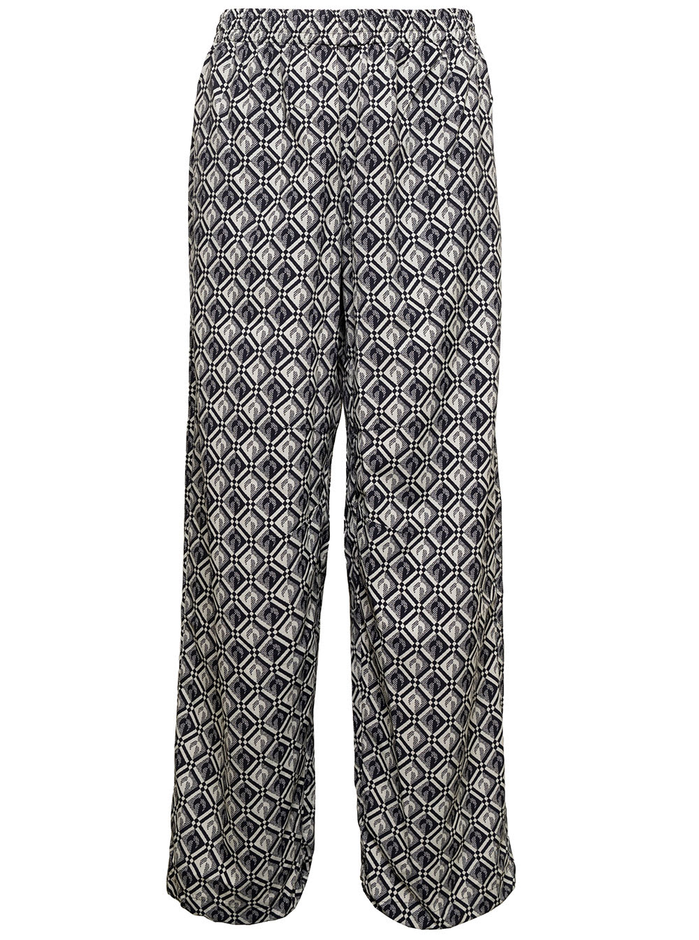 MARINE SERRE MOON DIAMANT TAILORED TROUSERS