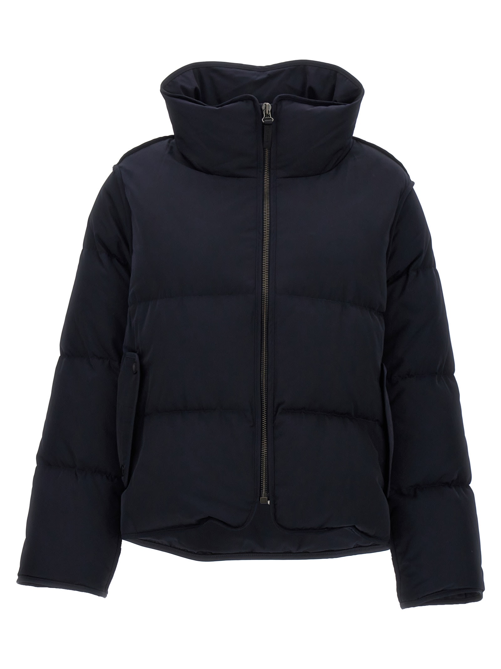 Shop Salomon Doudoune Down Jacket In Blue