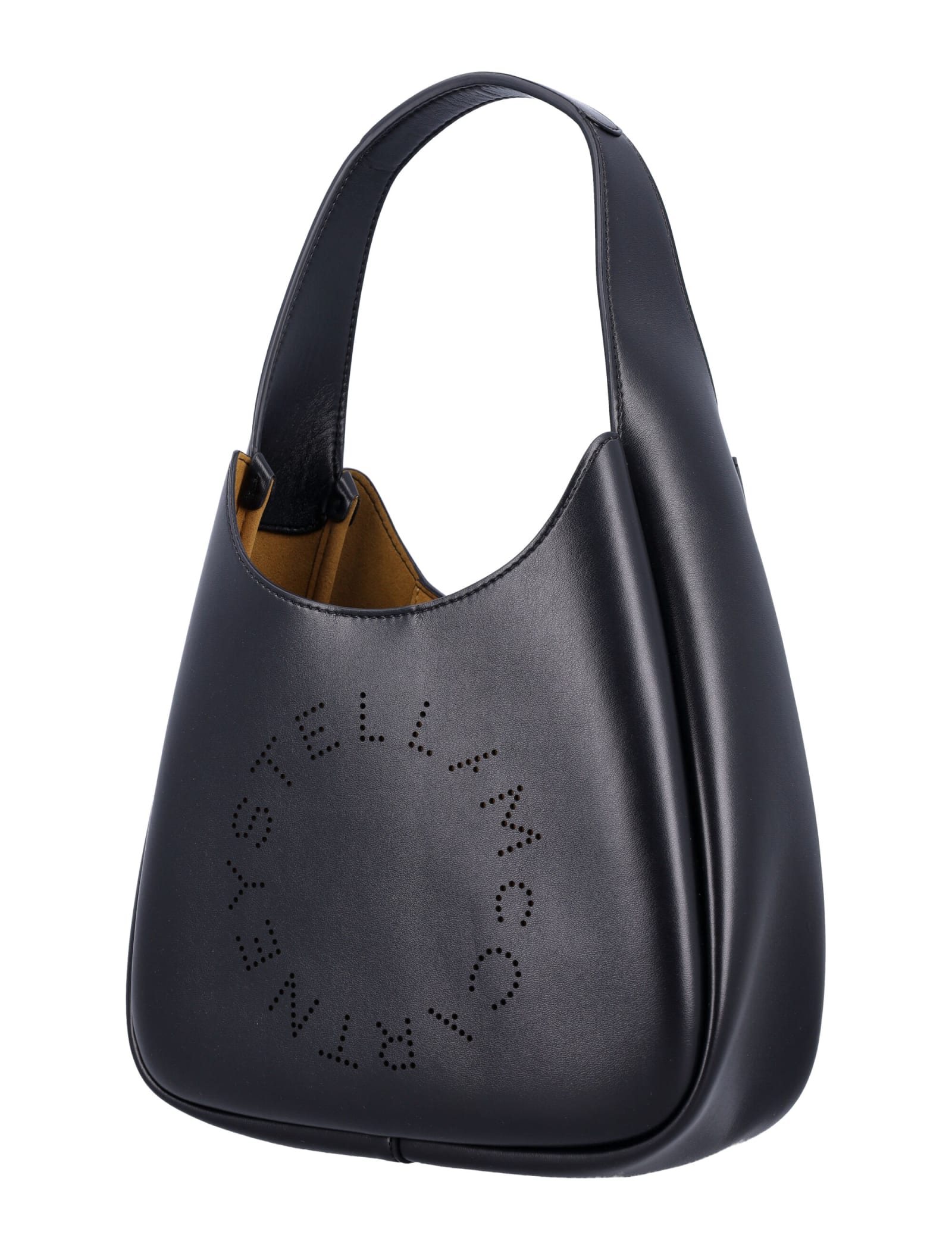 Shop Stella Mccartney Small Hobo Tote Bag In Black