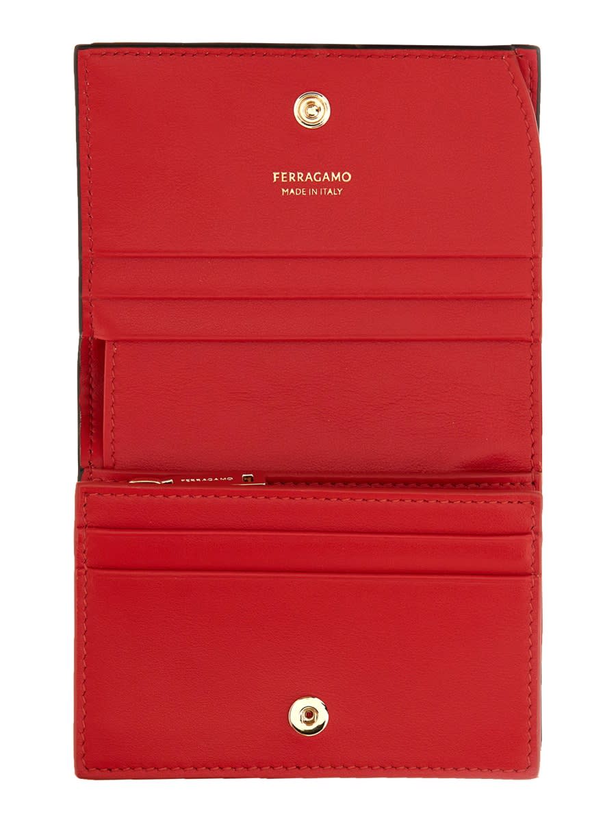 Shop Ferragamo Hooks Wallet In Black