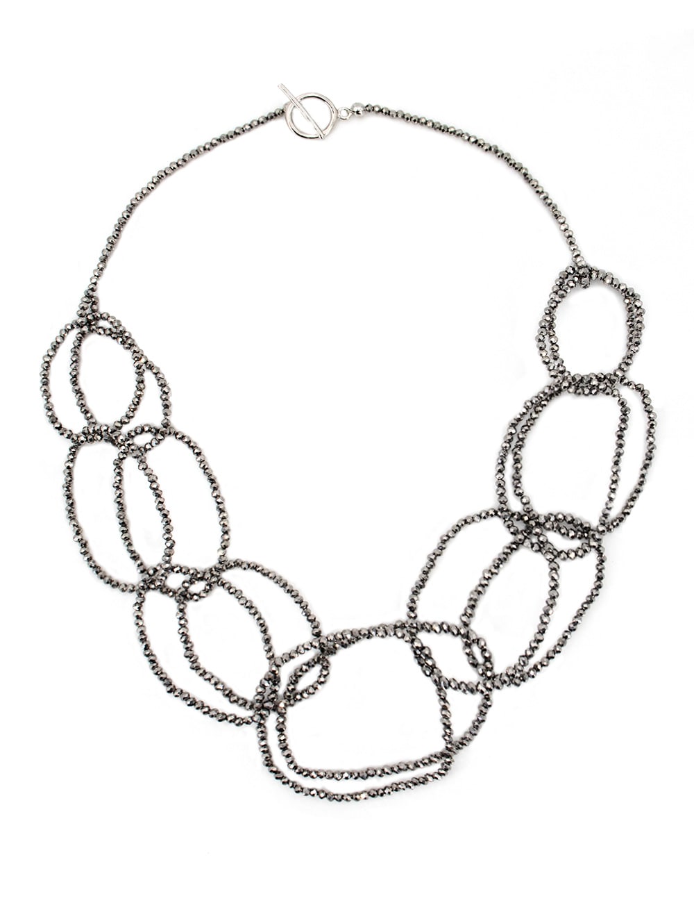 Le Tricot Perugia Necklace In Grey