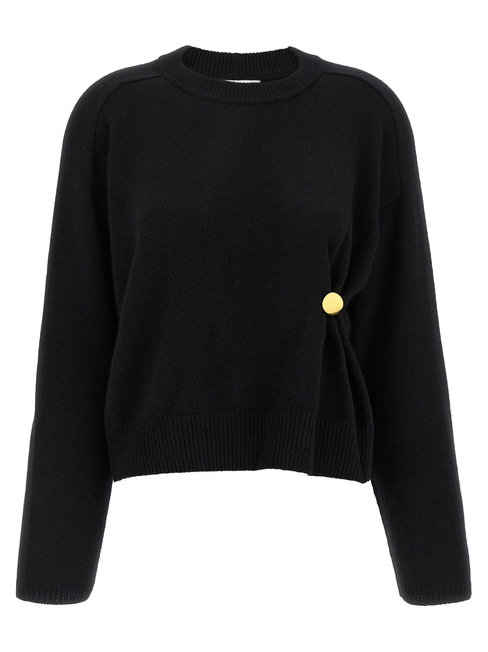 Loulou Studio Twisted-detail Cashmere Sweater In Black