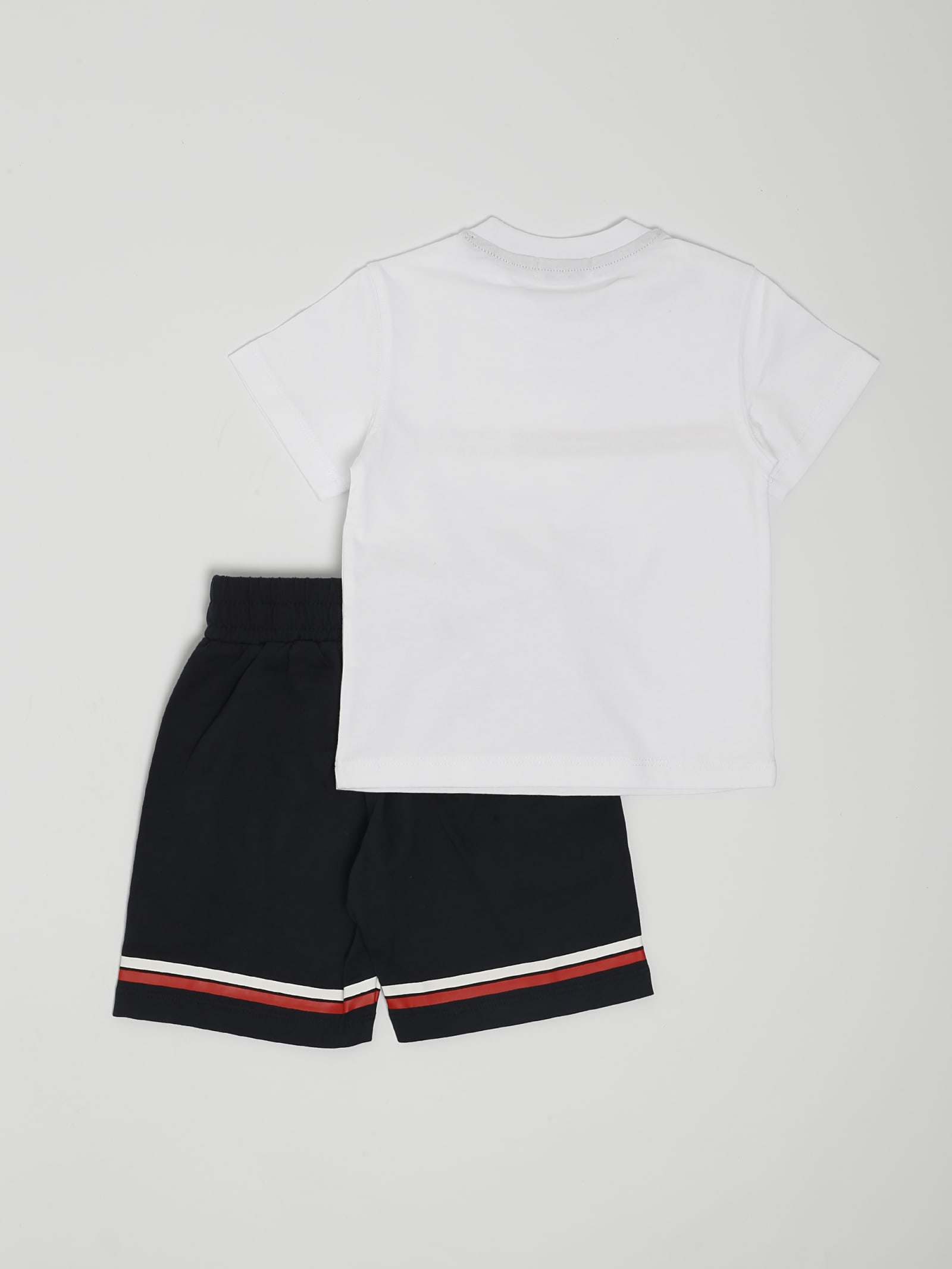 Shop Jeckerson T-shirt+shorts Suit In Bianco-blu