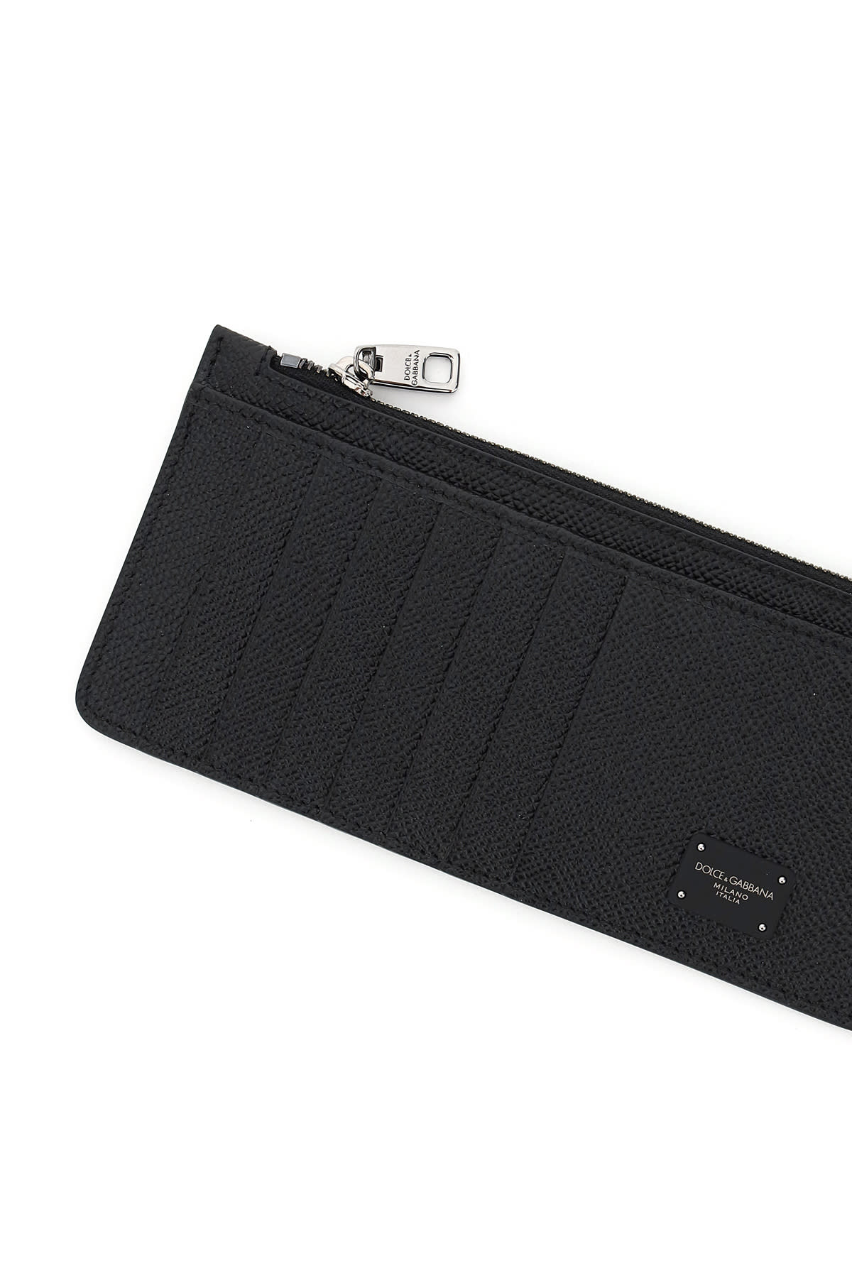 Shop Dolce & Gabbana Multi Pockets Cardholder In Nero