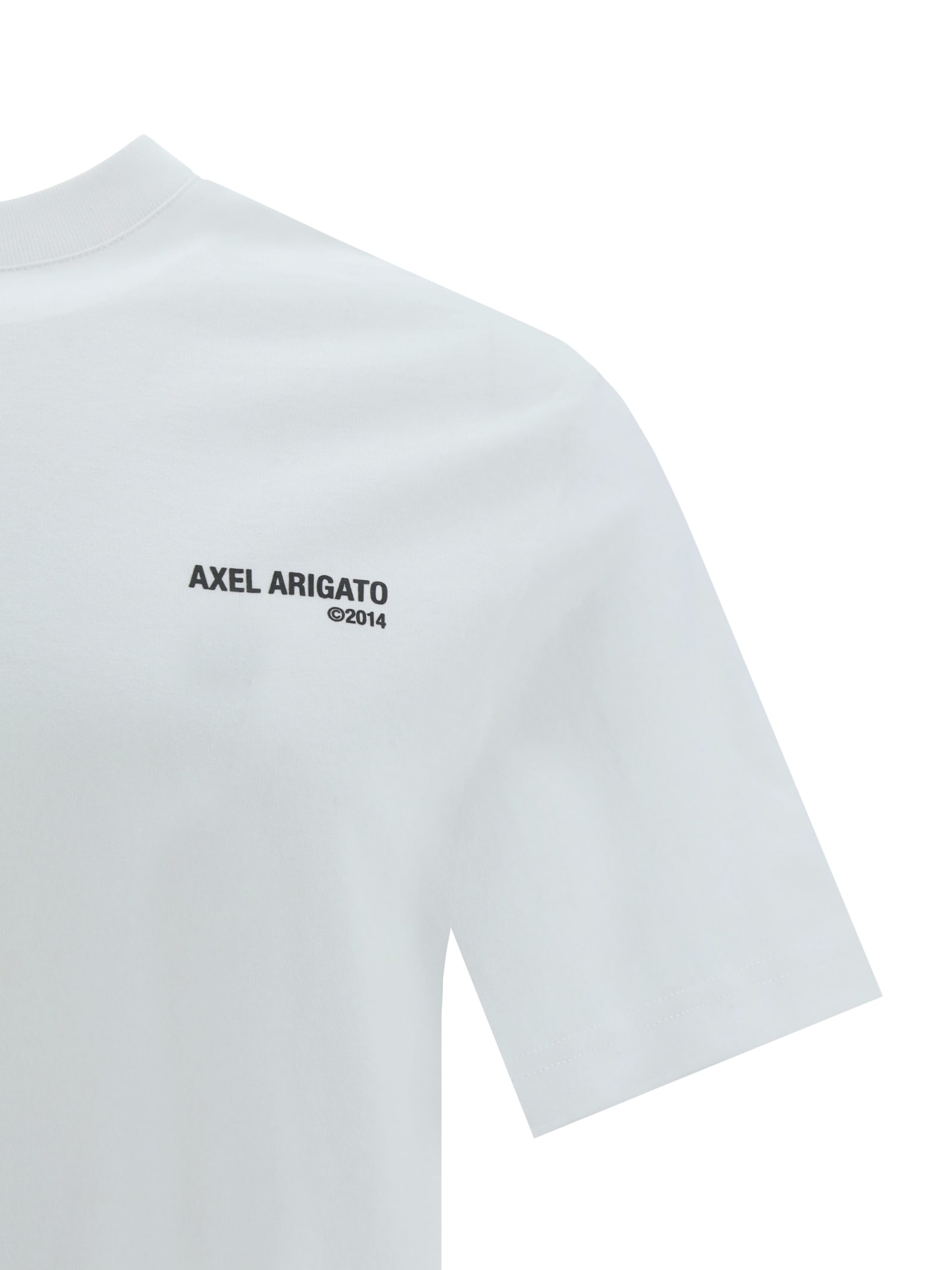 Shop Axel Arigato Logo T-shirt In White