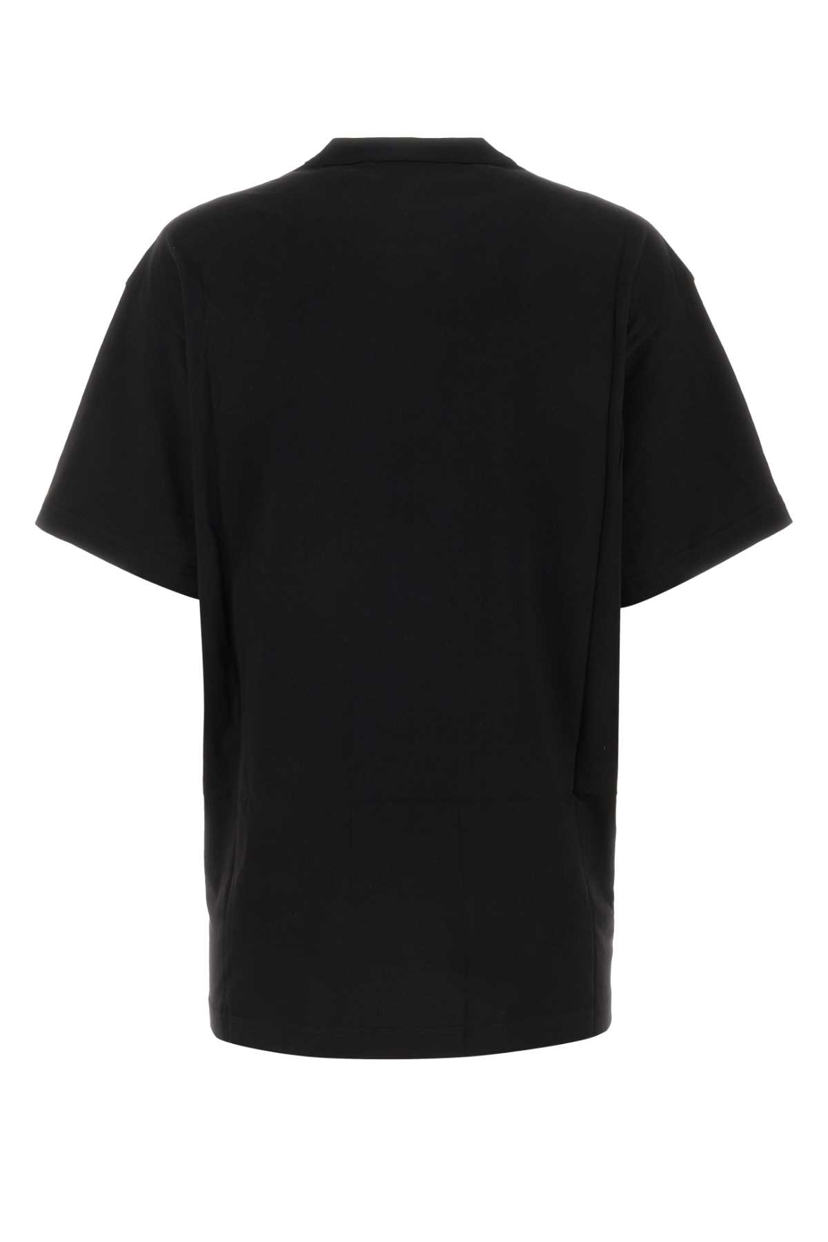 Versace Jeans Couture Black Cotton T-shirt In G89