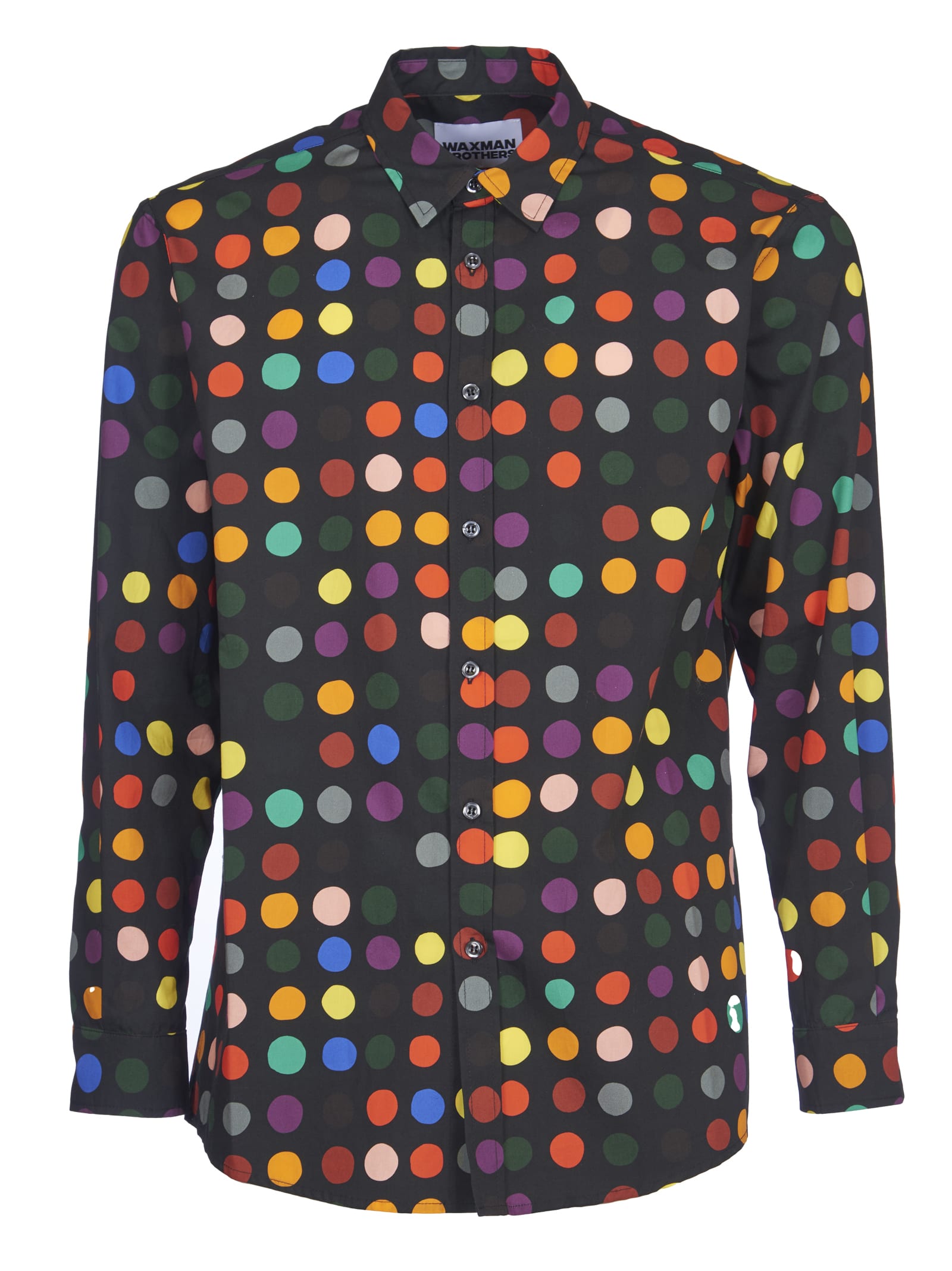 Waxman Brothers Multicolor Dot Pattern Shirt