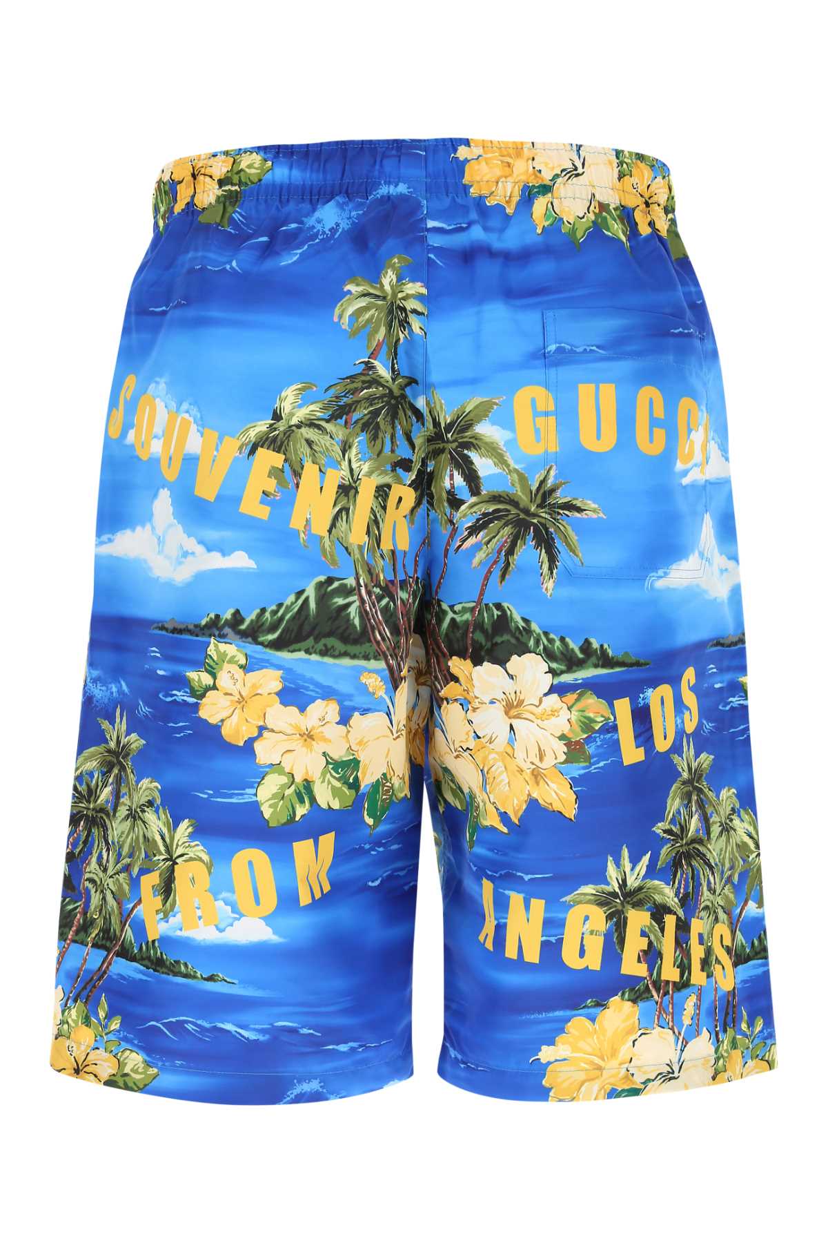 Shop Gucci Printed Polyester Swimming Shorts In 4464
