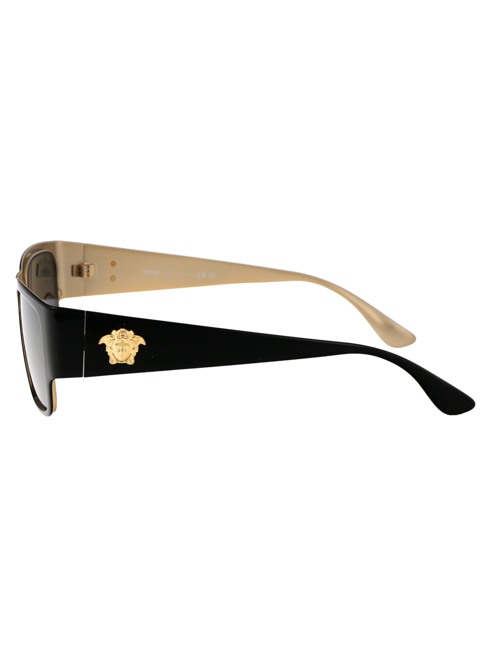 Shop Versace 0ve2262 Sunglasses In 143387 Black