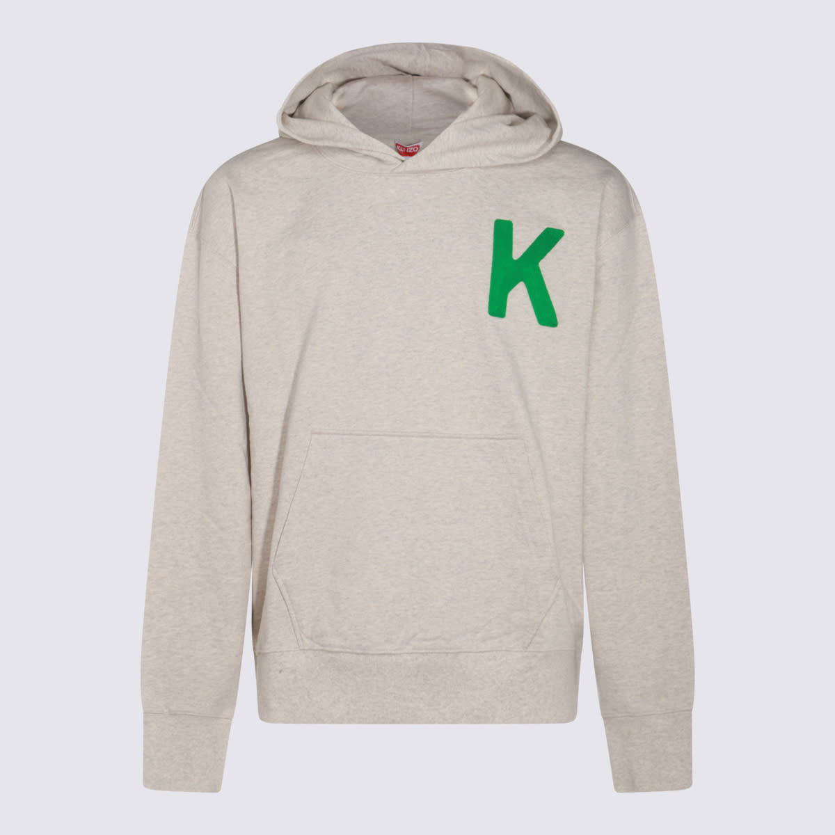 Shop Kenzo Grey Cotton Sweatshirt