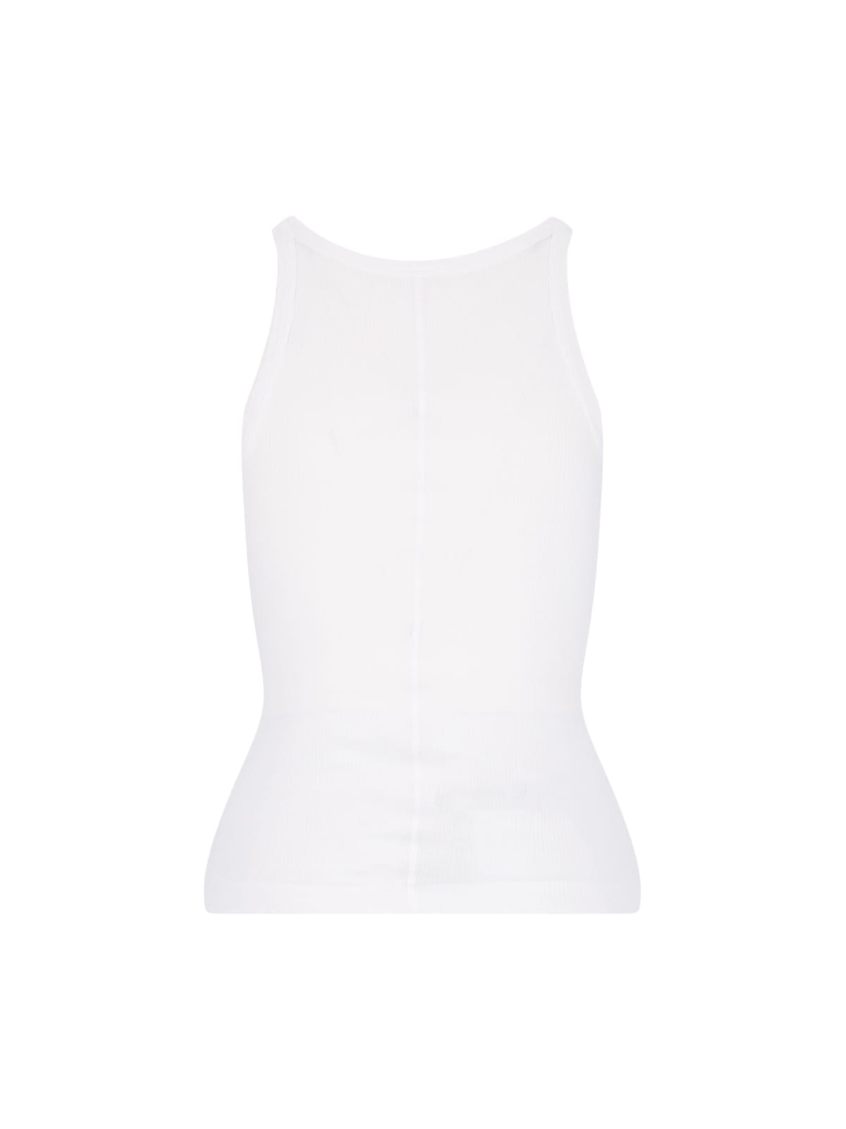 Shop Re/done - Ribbed Tank Top In White