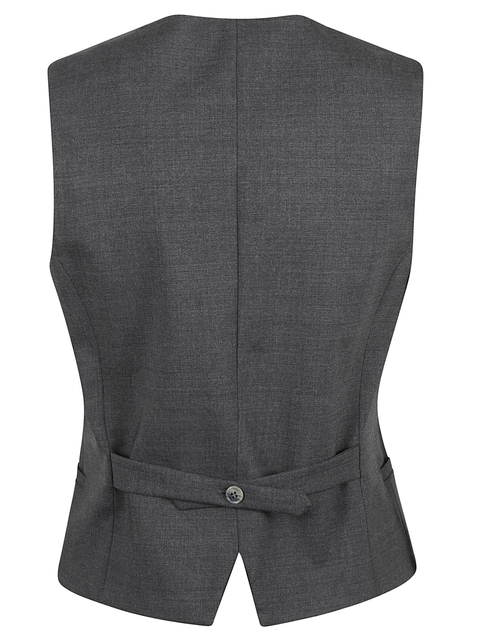 Shop P.a.r.o.s.h Lilie Gilet In Grey