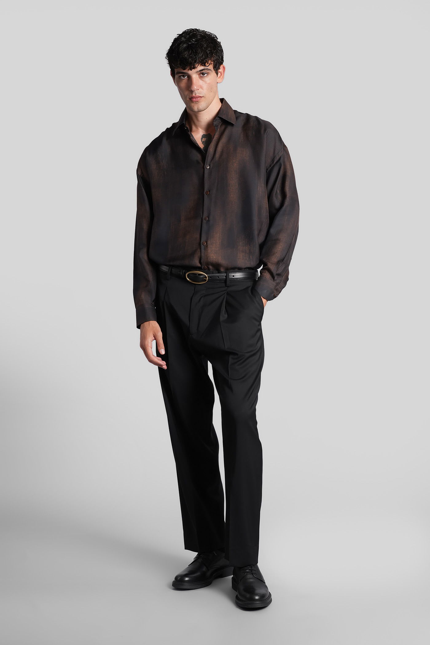 Costumein Vincent Pants In Black Wool In Black