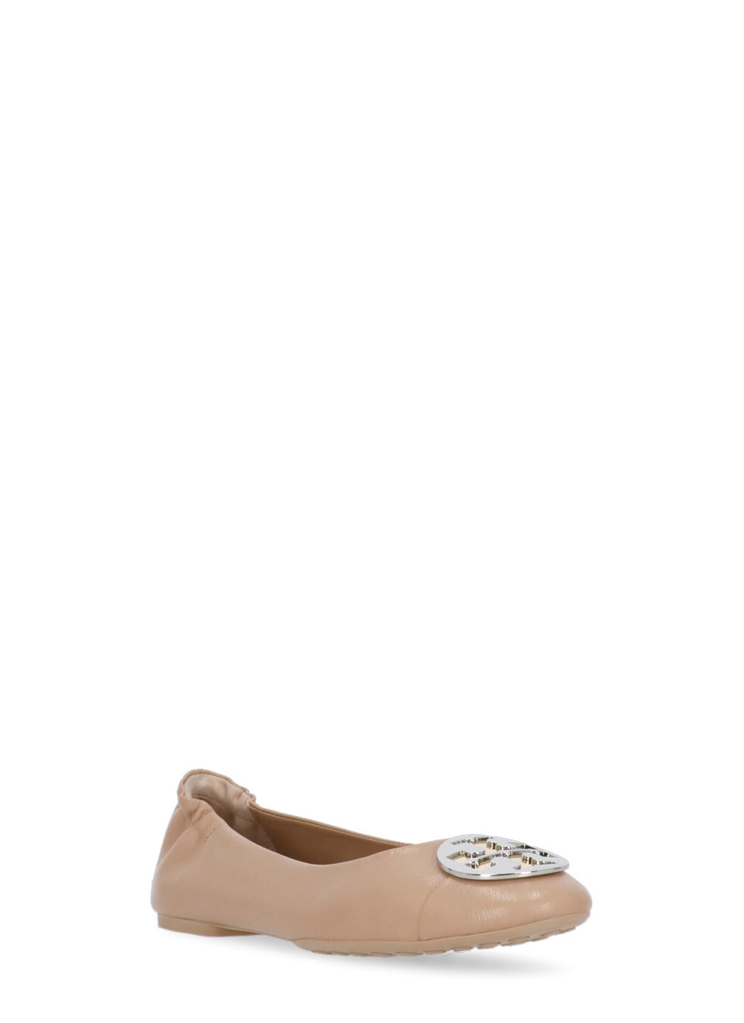 Shop Tory Burch Claire Ballet Flats In Pink