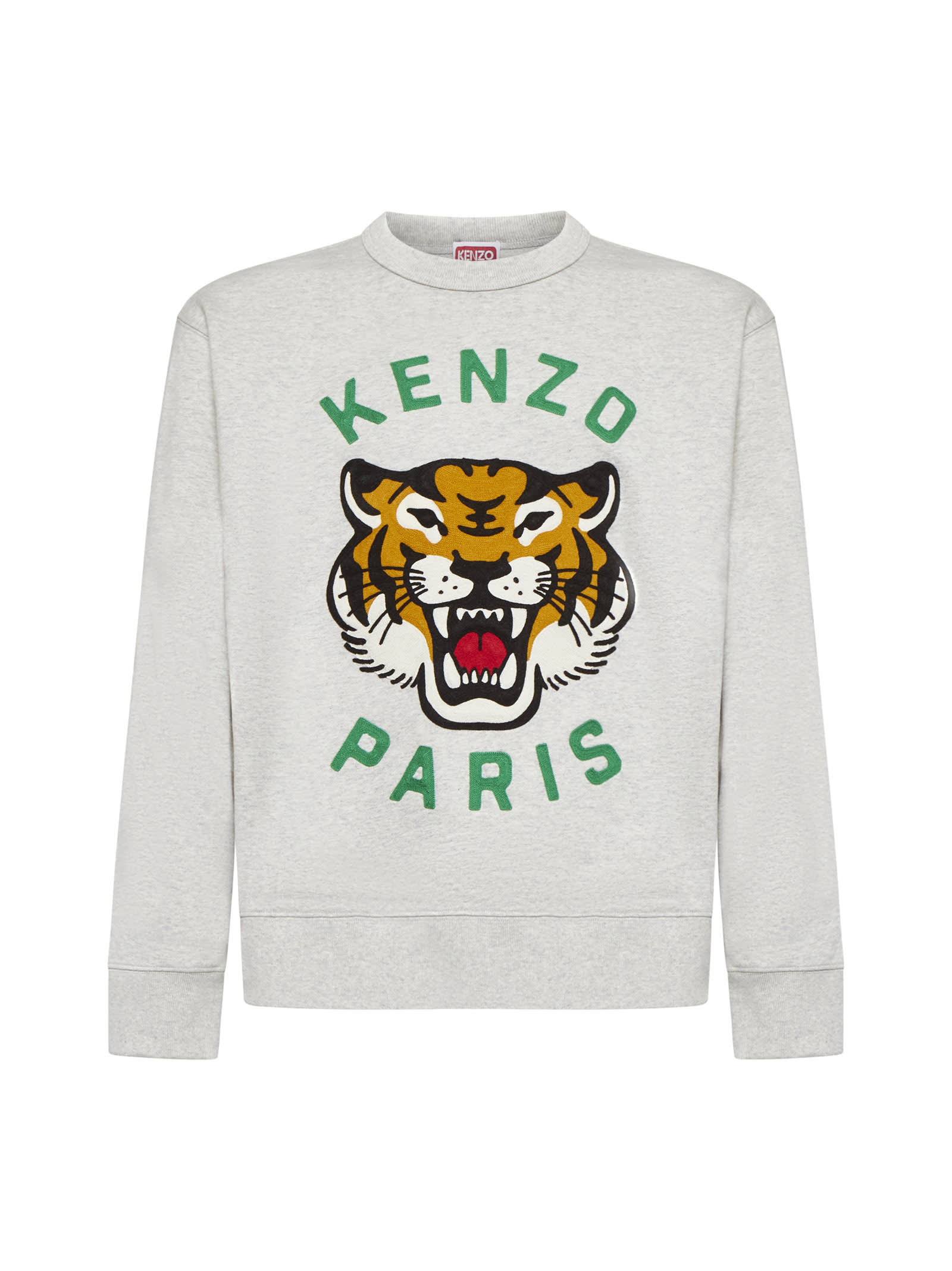 Shop Kenzo Sweater In Pale Grey