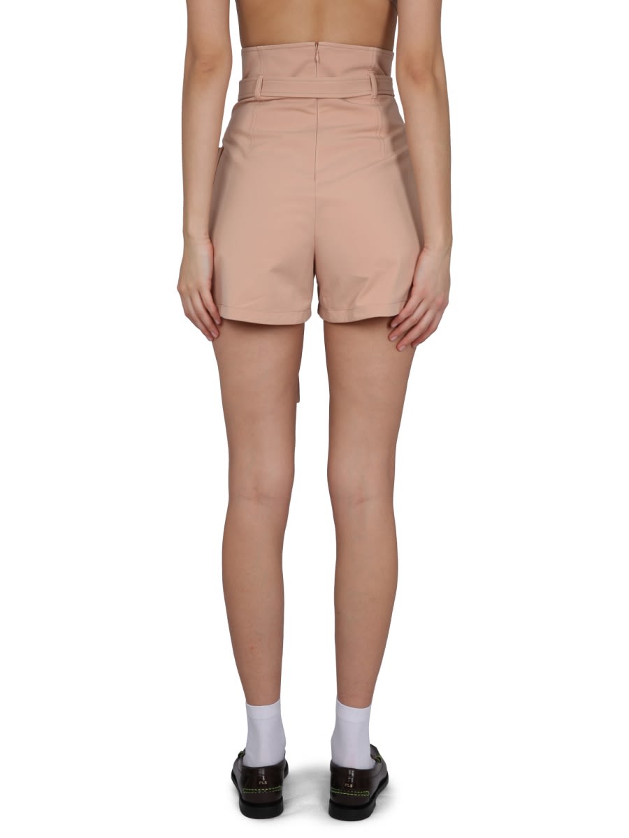 Shop Philosophy Di Lorenzo Serafini Shorts With Belt In Pink