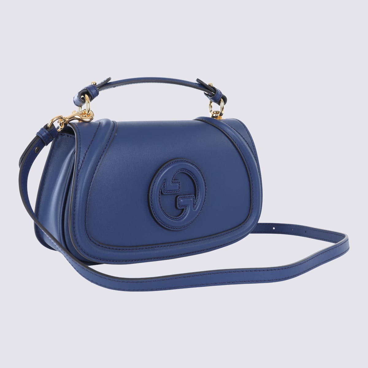 Gucci Blue Leather Blondie Shoulder Bag