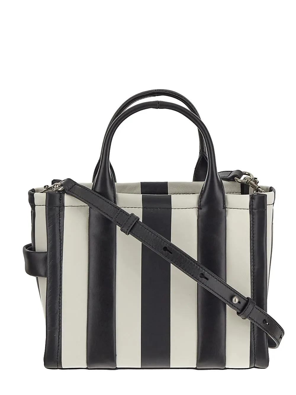 Shop Marc Jacobs The Tote Bag In Black/white