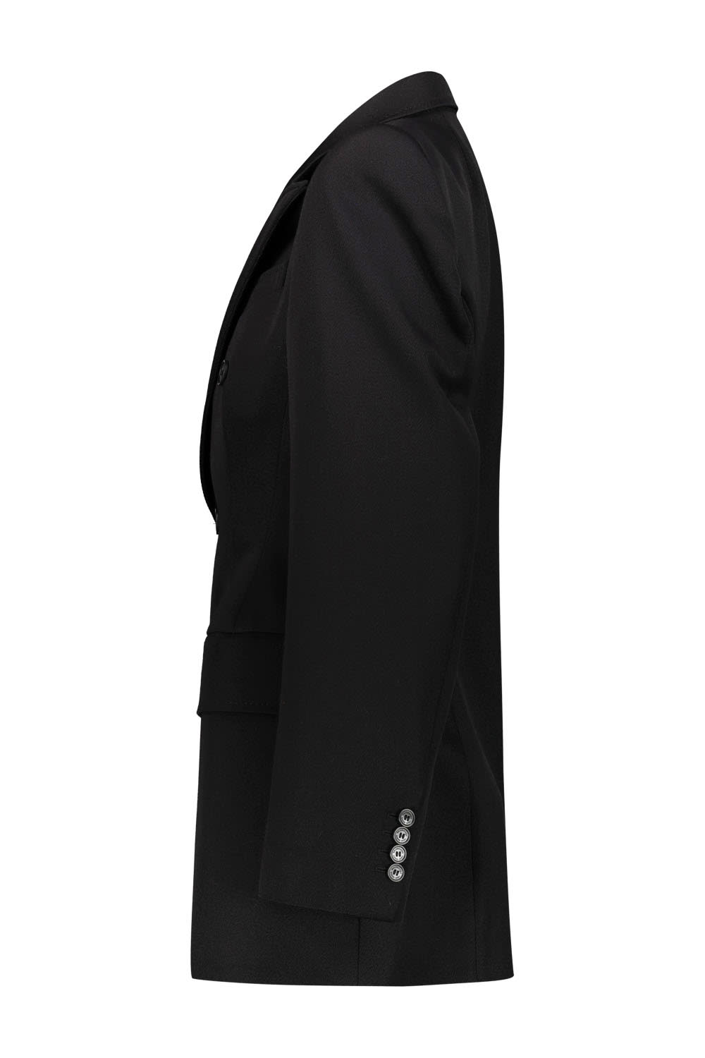 Shop Balenciaga Garde-robe Hourglass Double Brested Jacket
