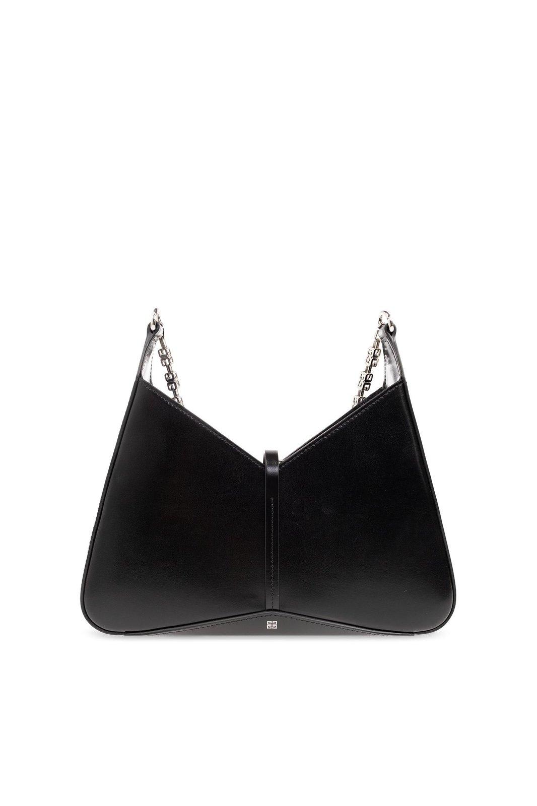 Shop Givenchy Cut-out Small Shoulder Bag In Black