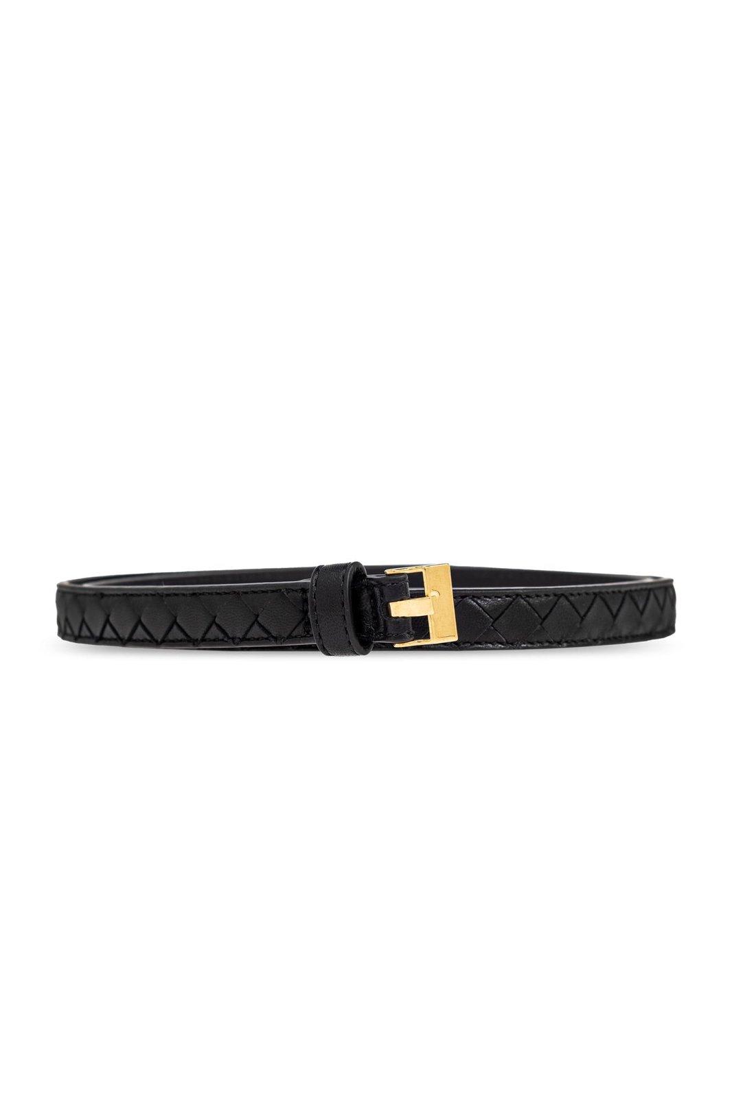 Intrecciato Thin Watch Belt