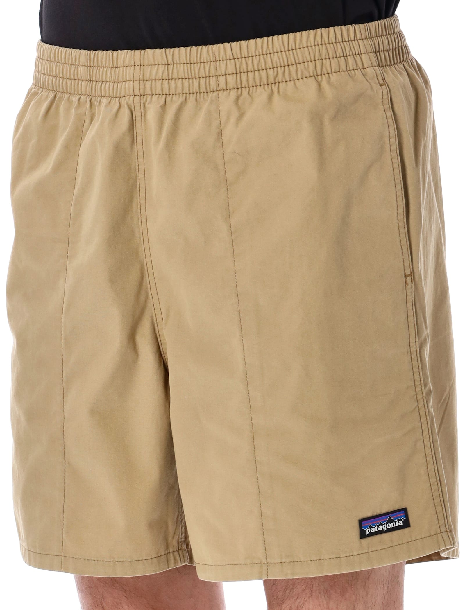 Patagonia Waistband Elastic Shorts Pockets Back In Classic Tan