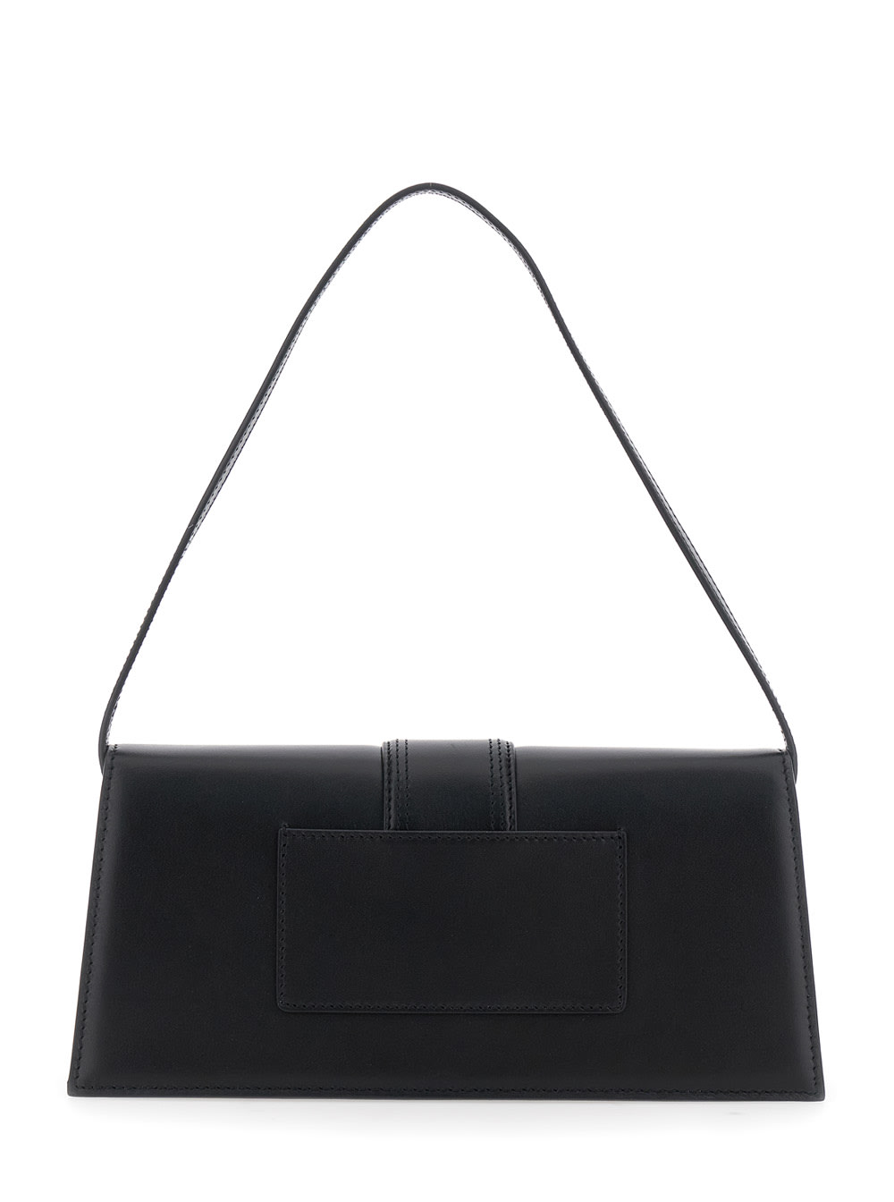 Jacquemus Long Rectangular Shoulder Bag Design In Black