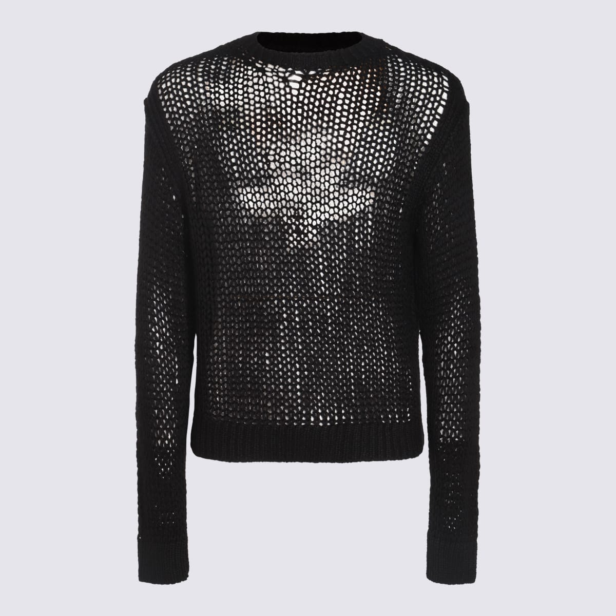 Rick Owens Las Palmas-knit Sweater In Black