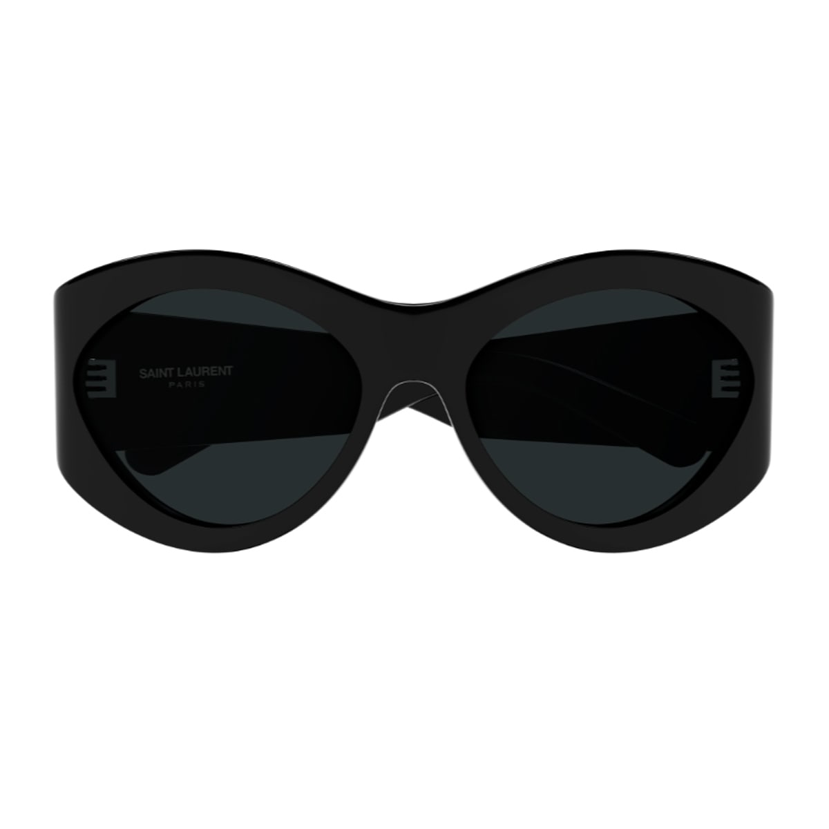 Saint Laurent Sl 854 Linea Sl Logo 001 Black Sunglasses In Black