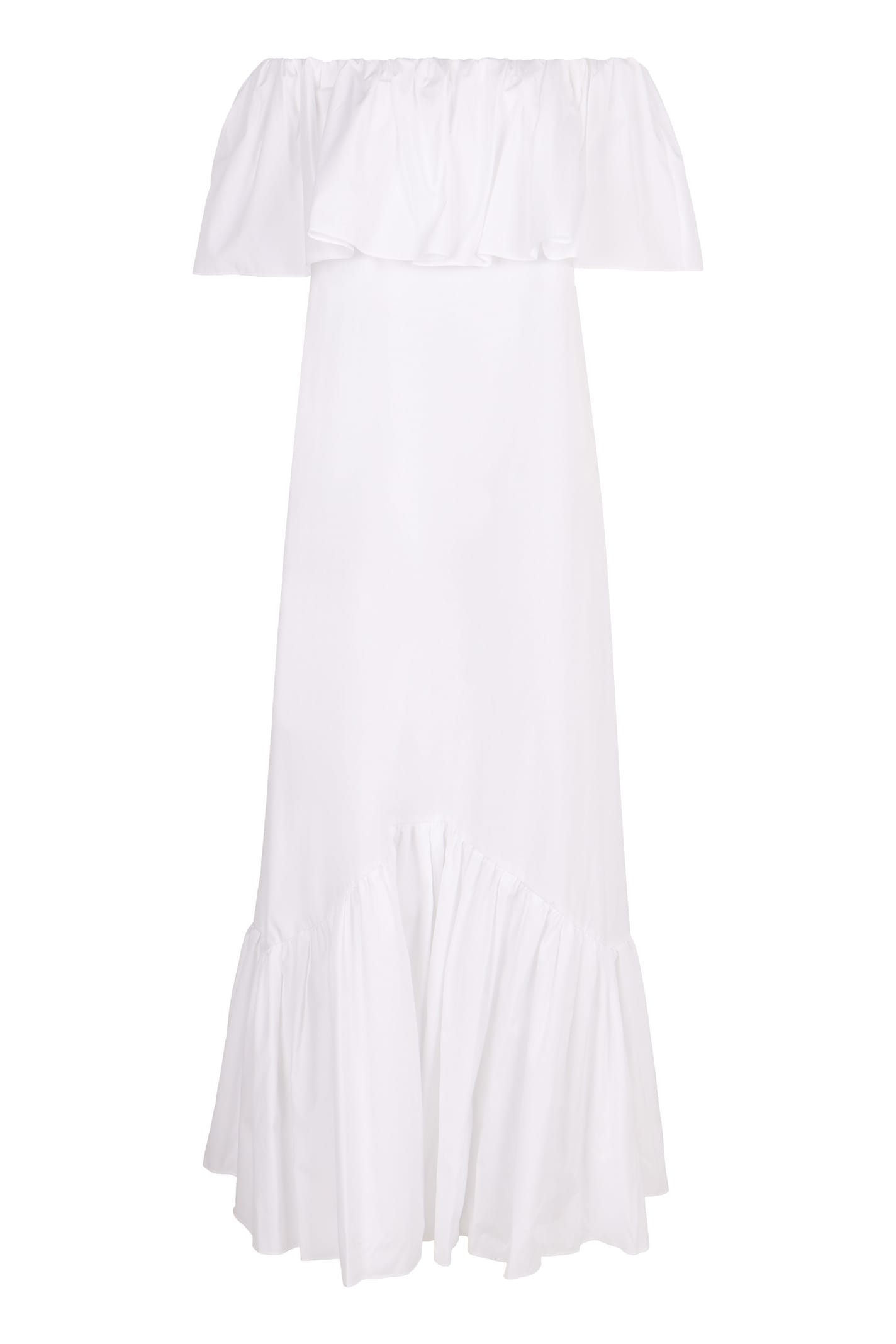 MAX MARA PETALI POPLIN MAXI DRESS
