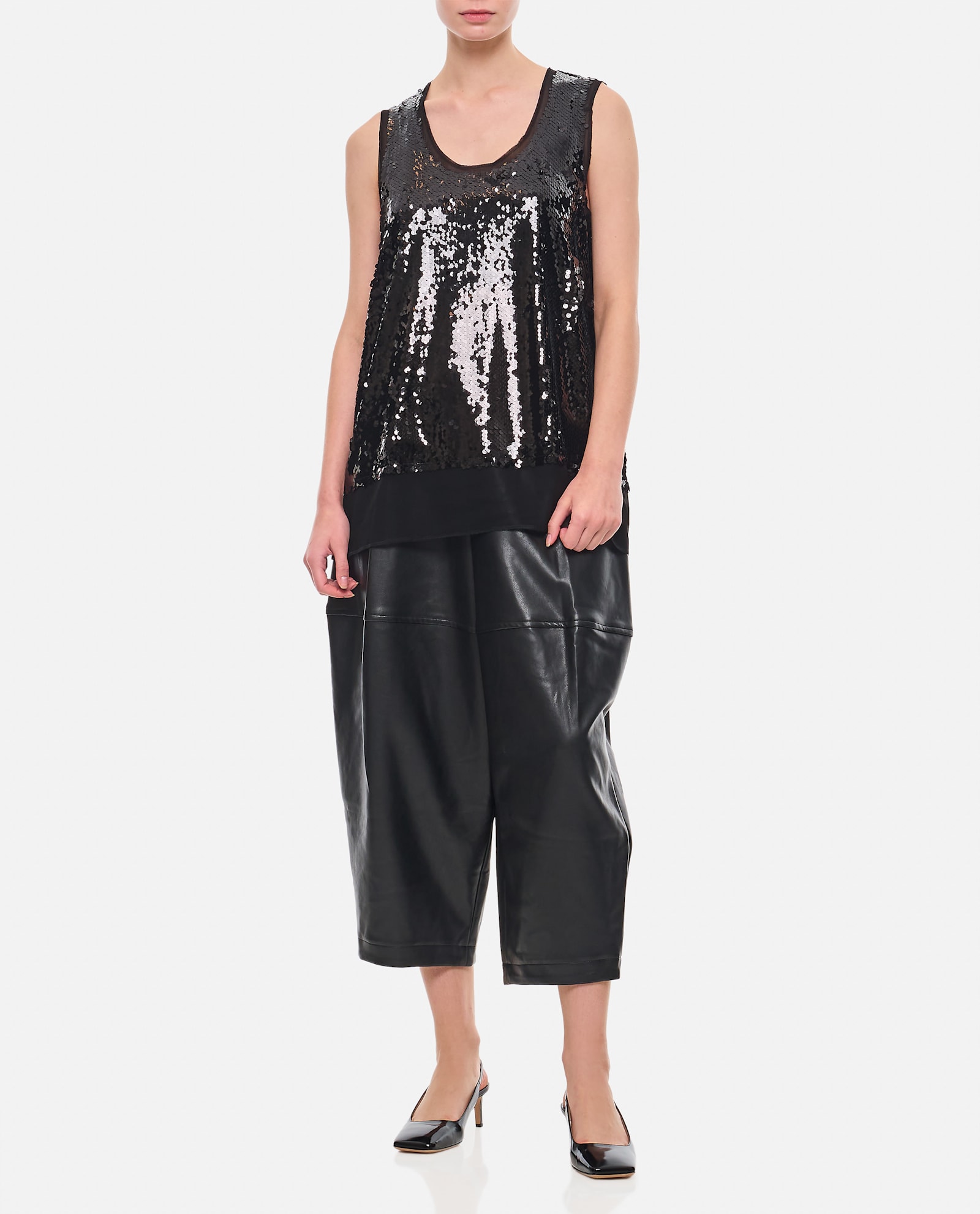 Shop Comme Des Garçons Tank Top In Black