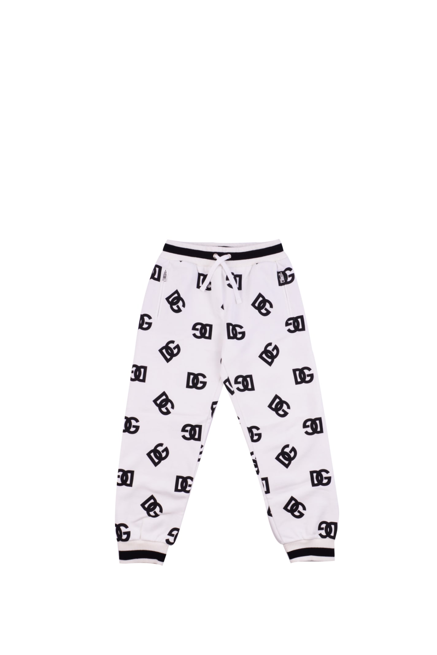 Dolce & Gabbana Cotton Trousers With Print
