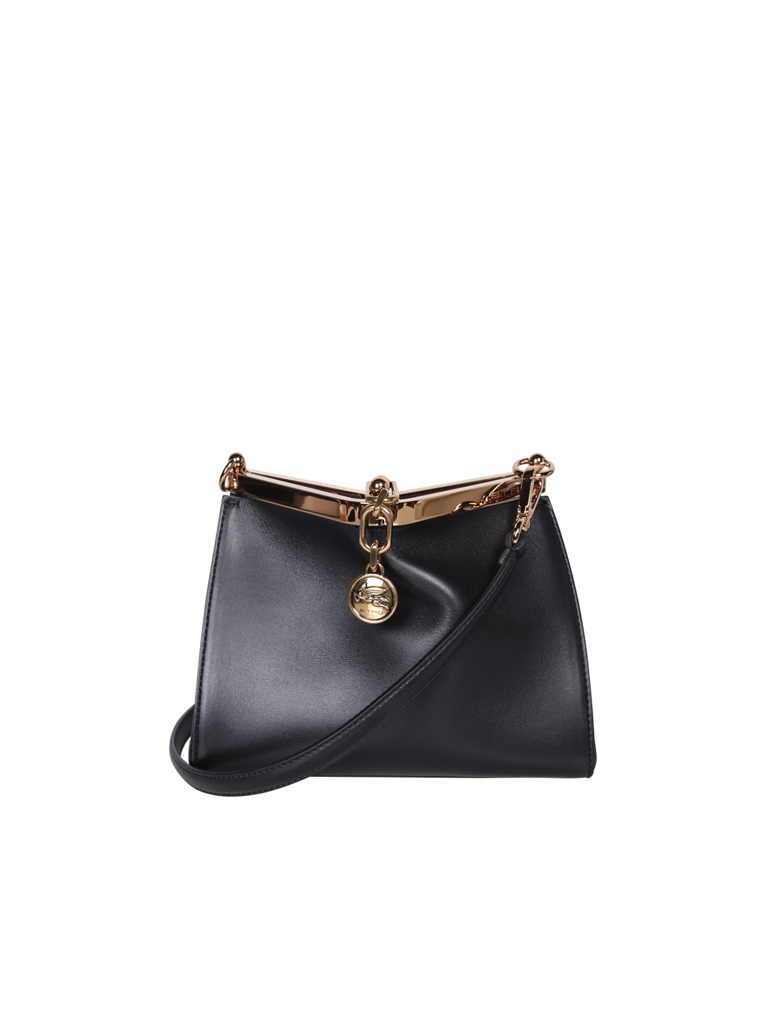 Shop Etro Vela Mini Black Bag