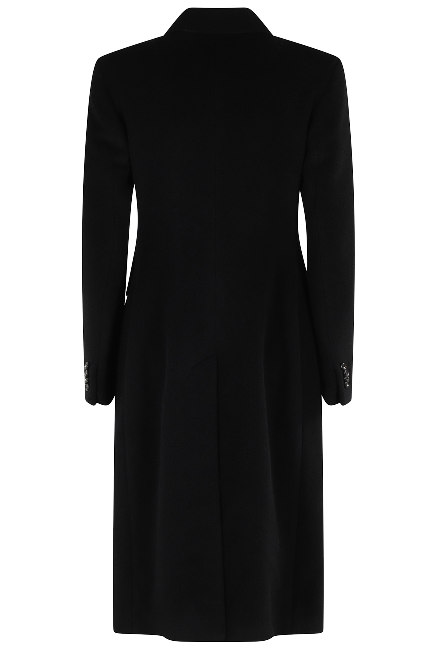 Tagliatore Double-breasted Cashmere Coat In Black