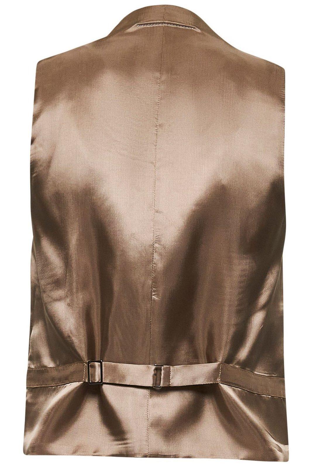 Shop Mm6 Maison Margiela V-neck Panelled Vest