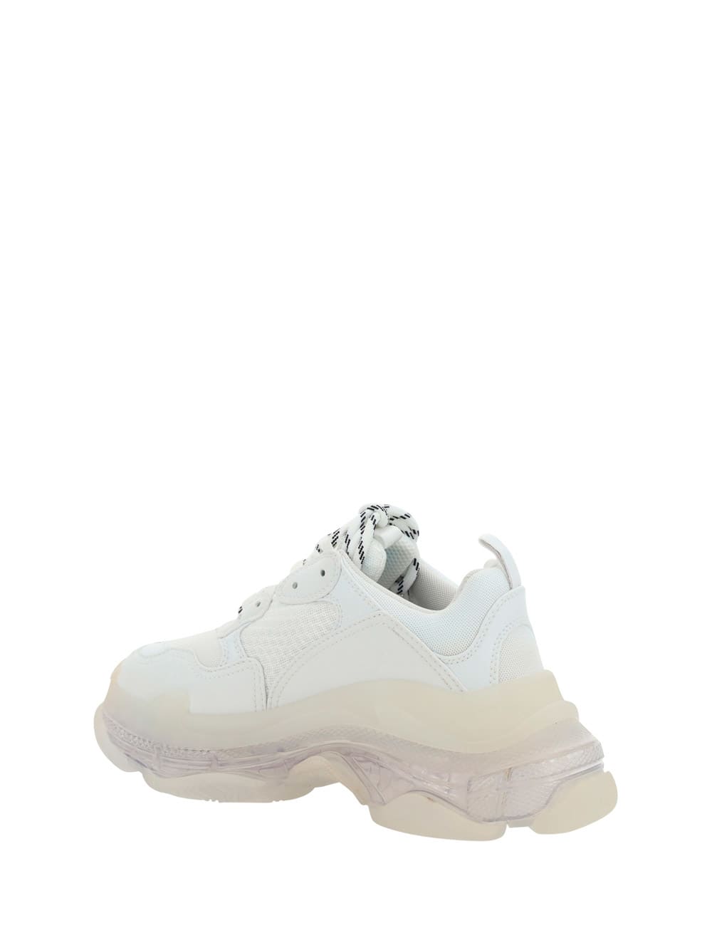 Balenciaga 60mm Triple S Clear Sole Sneakers In White