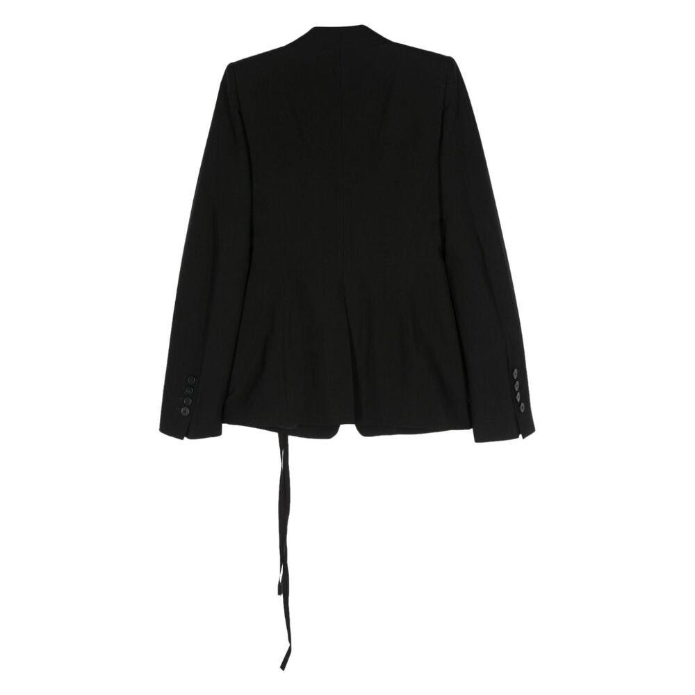 Shop Ann Demeulemeester Button-up Jacket In Black